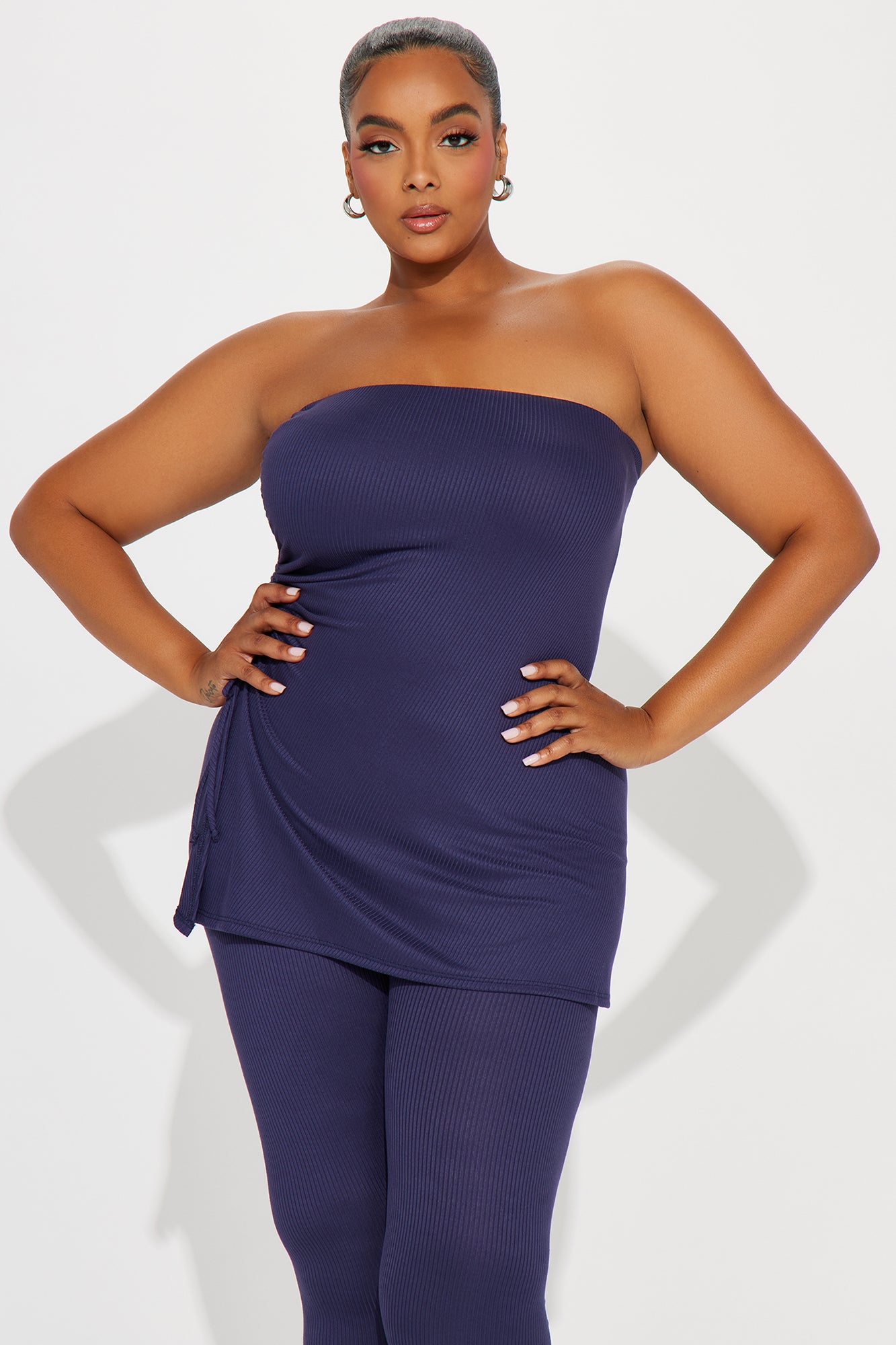 Snap A Picture Capri Set - Navy - Image 4