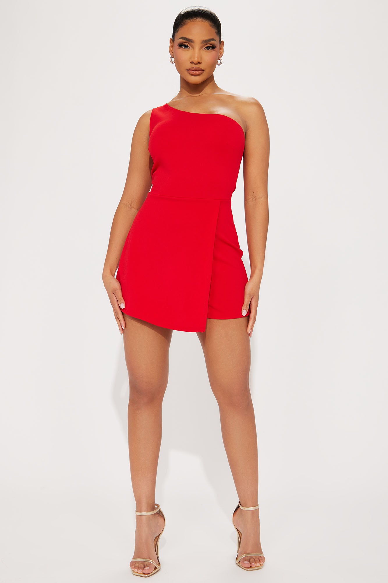 The Reason Is You Romper - Red - Image 3