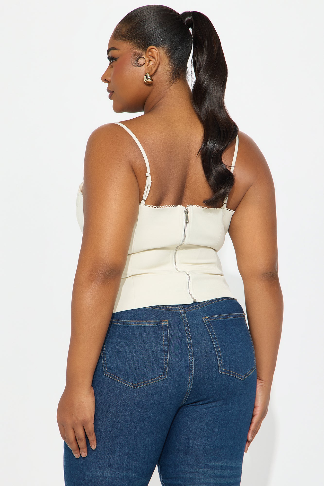 Feeling Cute Cami Top - Cream - Image 6