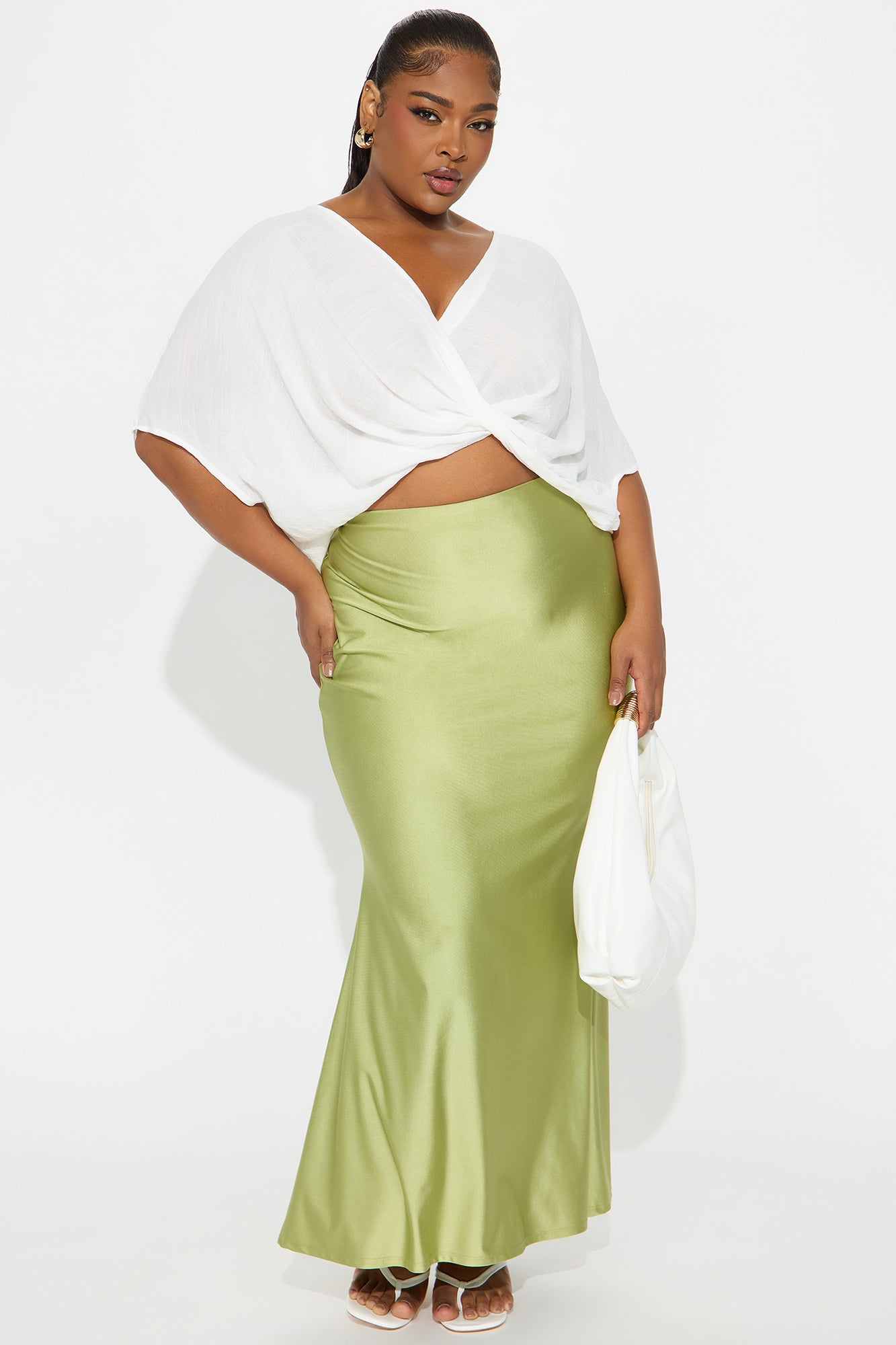 Annah Gauze Blouse Top - White - Image 5