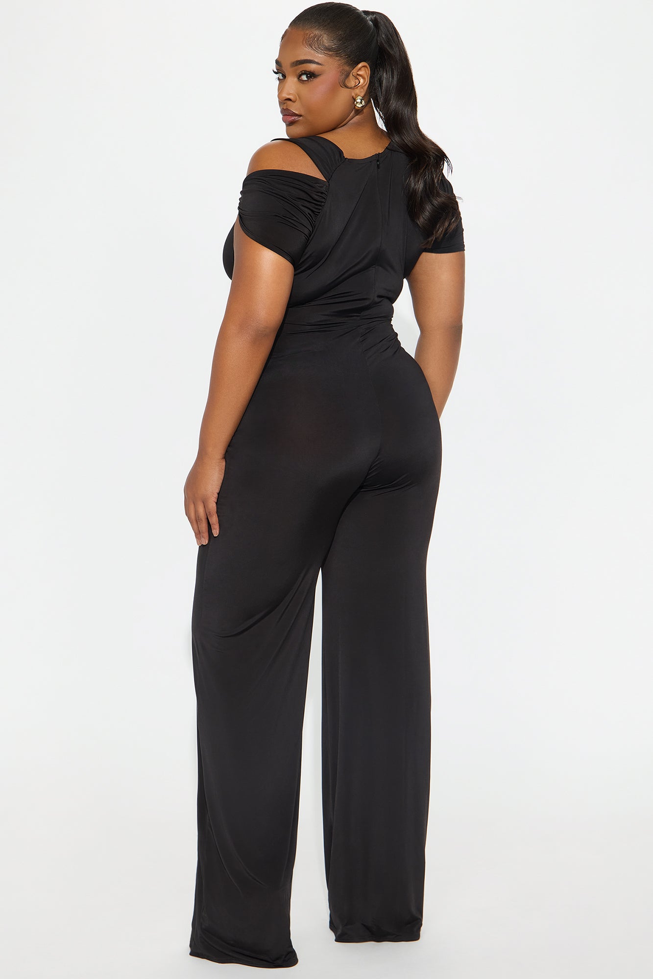 Twist It Up Cut Out Jumpsuit - Black - Image 6