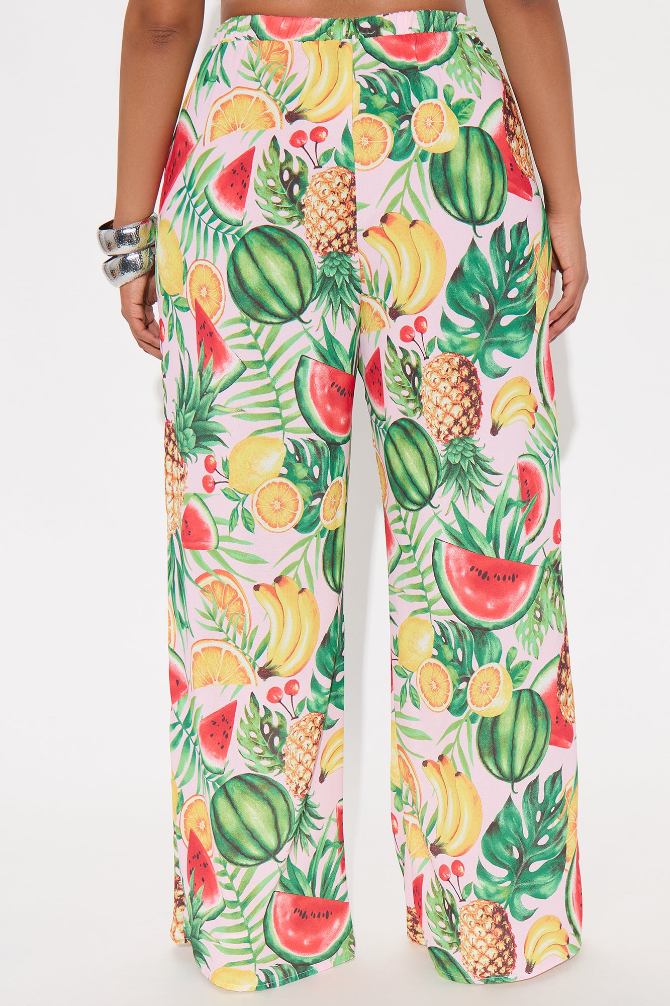 Juicier Times Fruit Wide Leg Pants - Pink/combo - Image 6