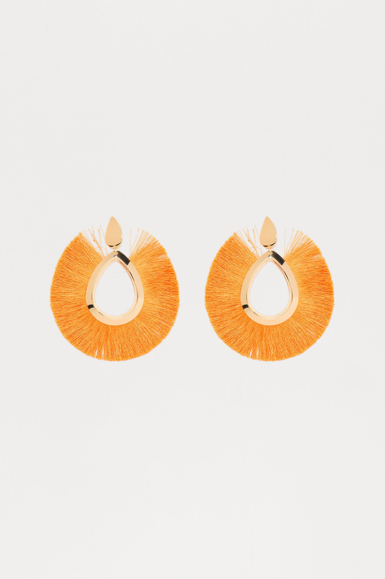 Citrus Cascade Drop Earrings - Gold - Image 3
