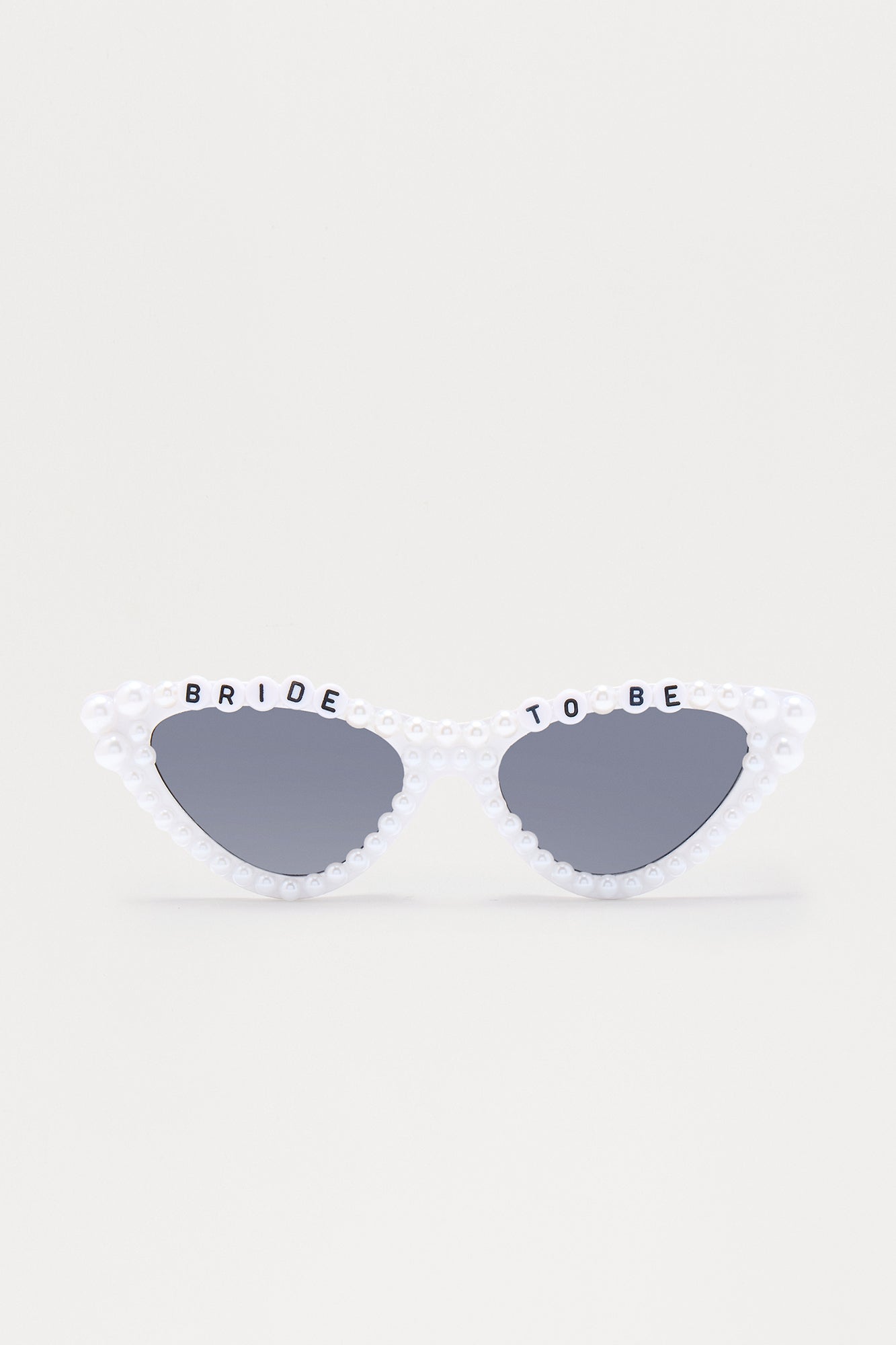 Bride To Be Faux Pearl Sunglasses - White - Image 3
