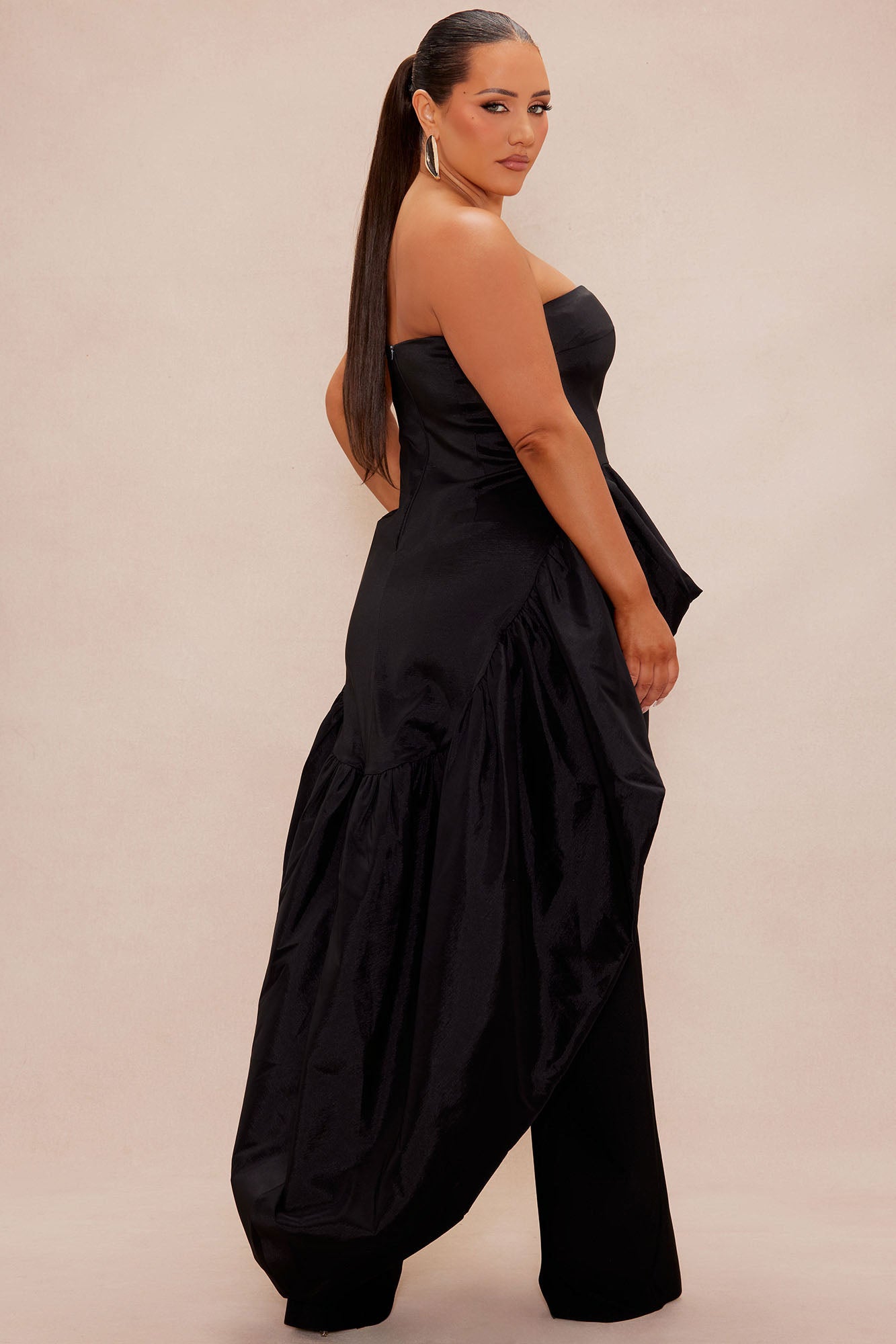 Tamara Taffeta Top - Black - Image 8