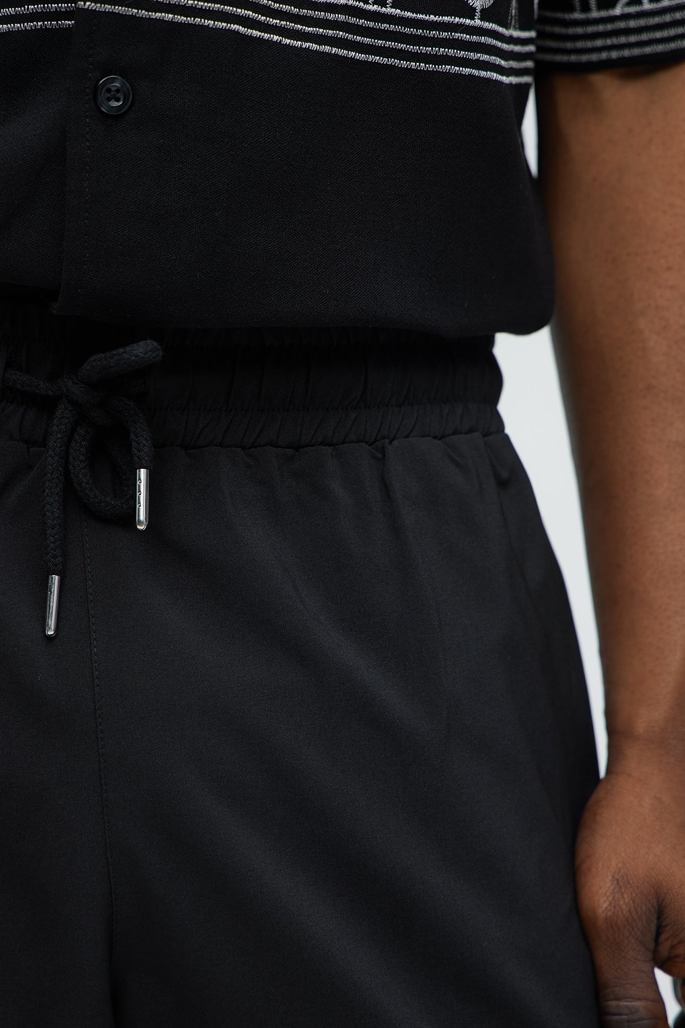 Embroidered Floral Swim Classic Trunk - Black/combo - Image 3