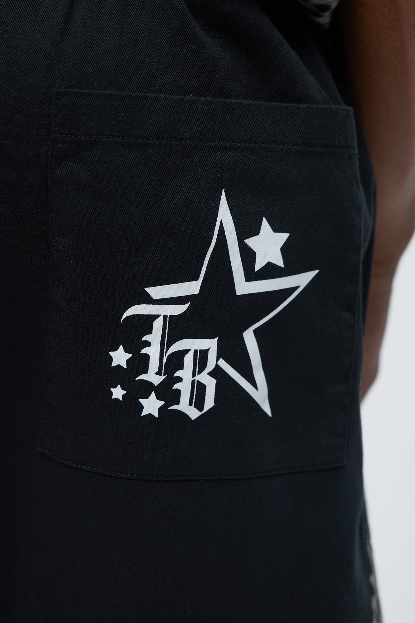 Cosmic Distortion Animal Print Relaxed Shorts - Black/combo - Image 4