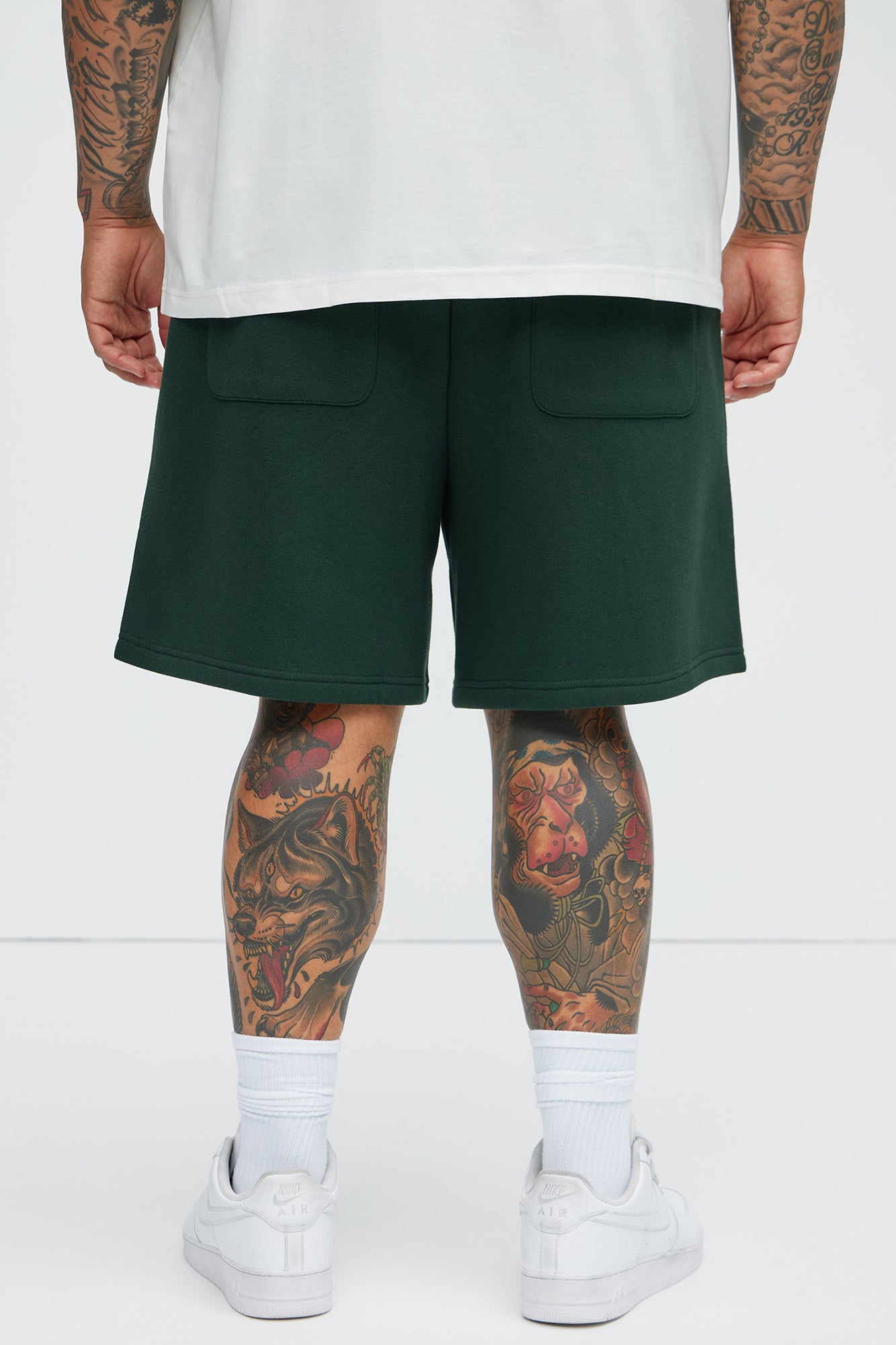 Tyson Desmond Sweat Shorts - Green/combo - Image 8