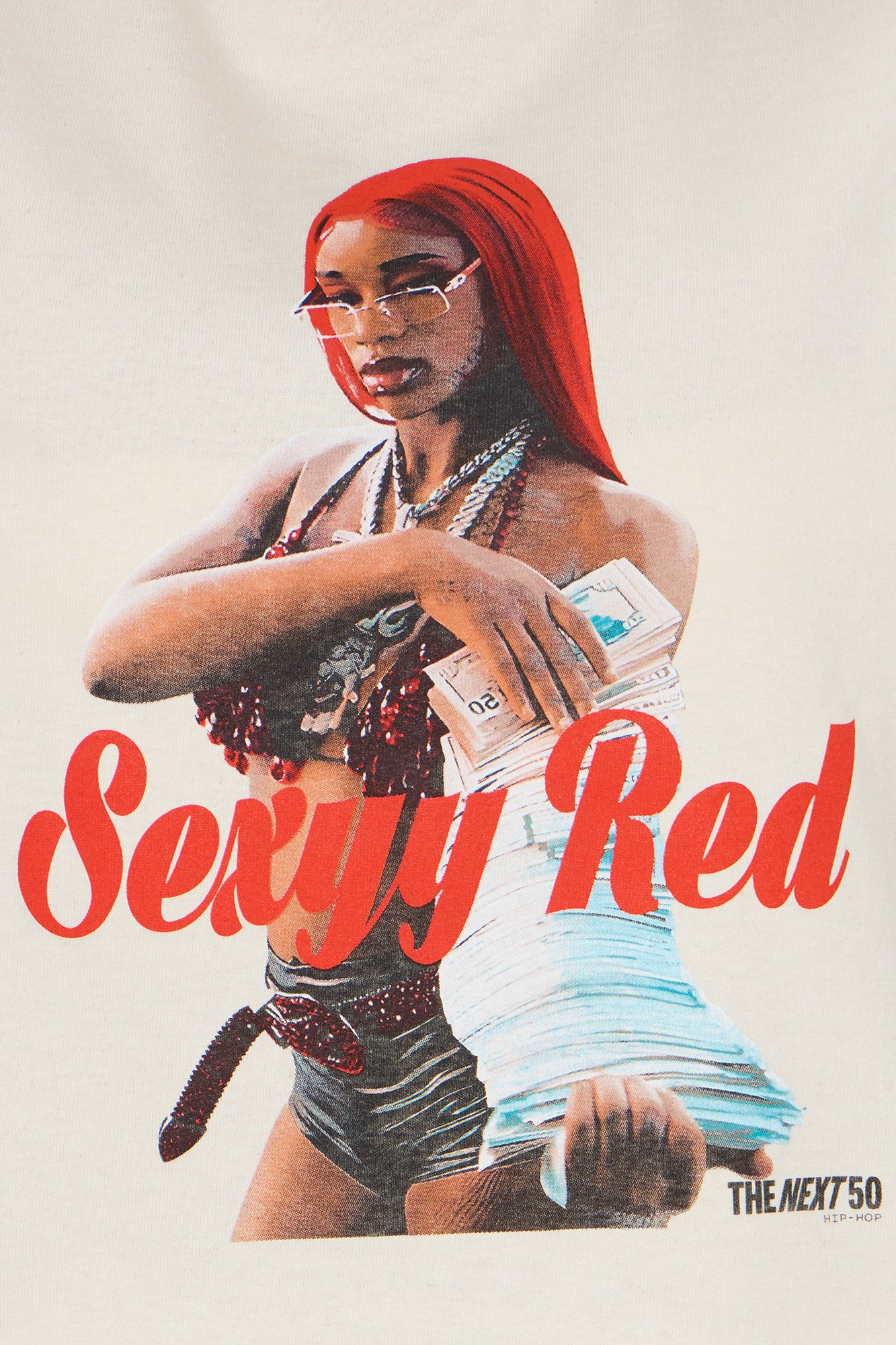 Sexyy Red Get It Tee - Cream - Image 4