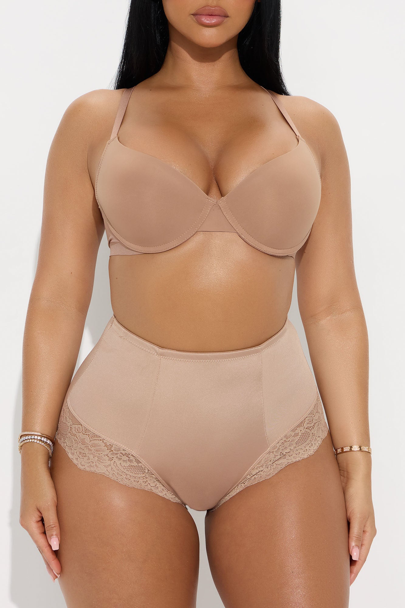 Mesh Around 2 Invisible Edge 2 Pack Demi Bras - Brown/combo - Image 3