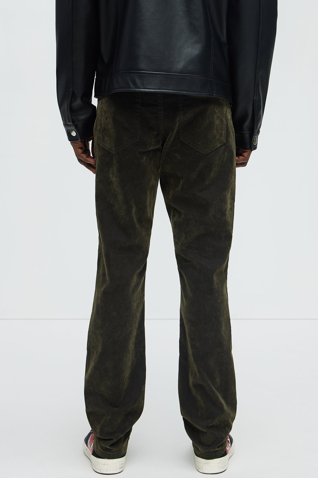 What The Flock Slim Jeans - Olive - Image 4