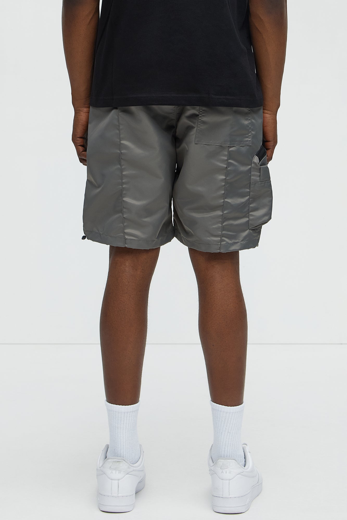 Called It Nylon Cargo Short - Grey - Image 4