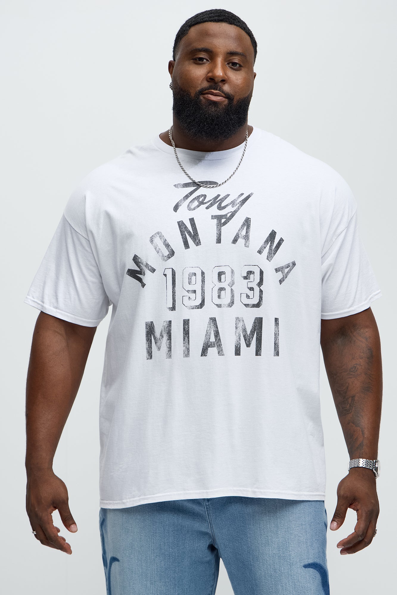 Scarface 1983 Miami Short Sleeve Tee - White - Image 6