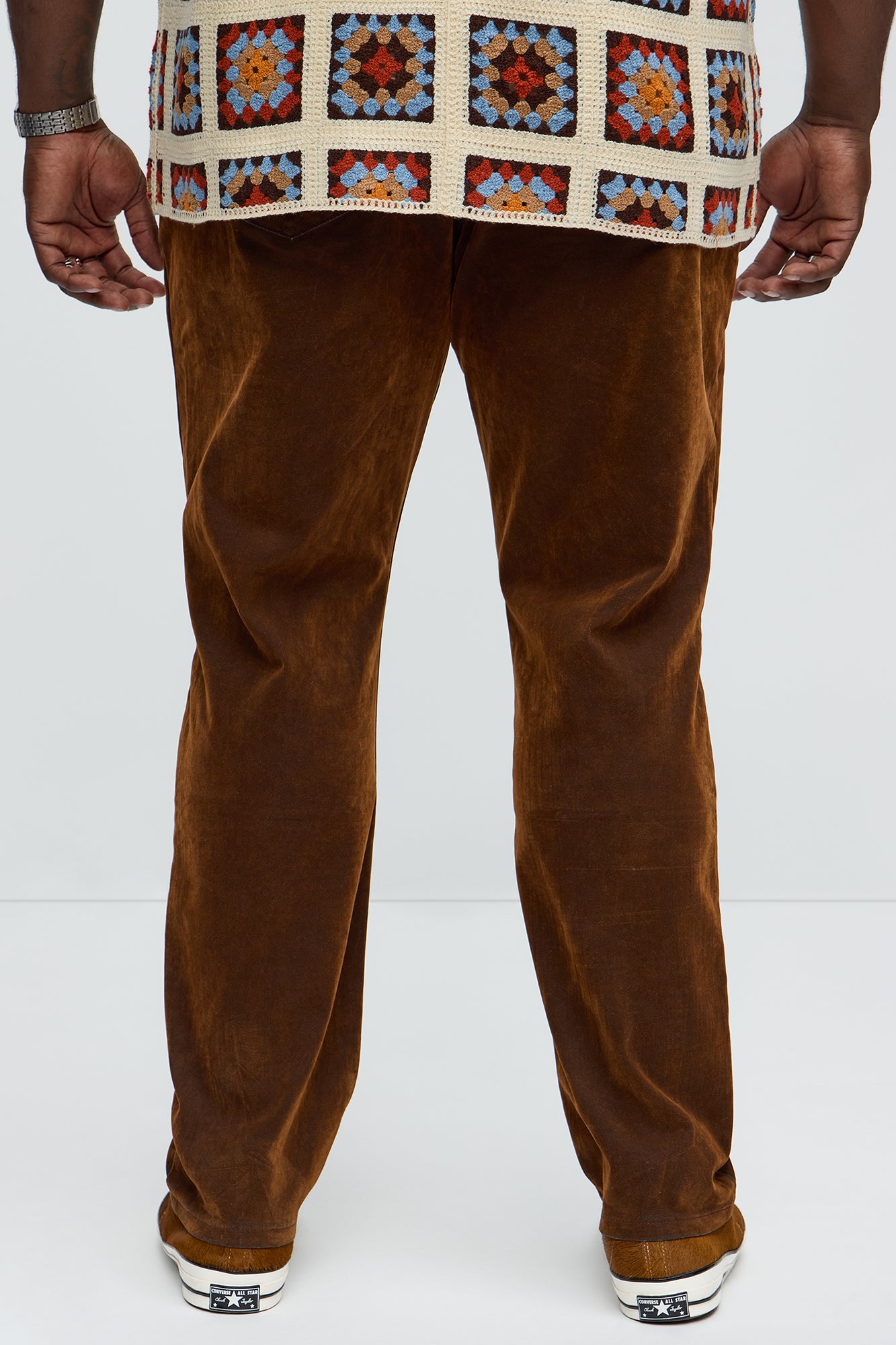 What The Flock Slim Jeans - Brown - Image 8