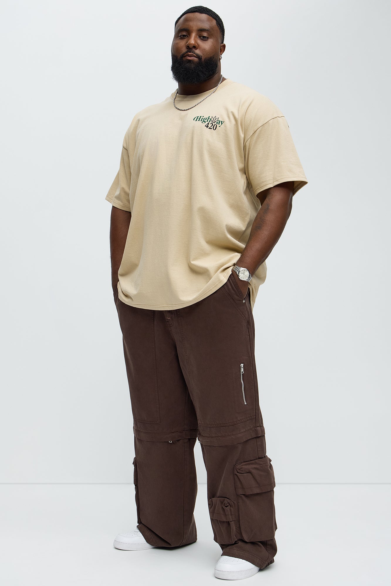 Light Up The World Oversized Short Sleeve Tee - Sand - Image 7
