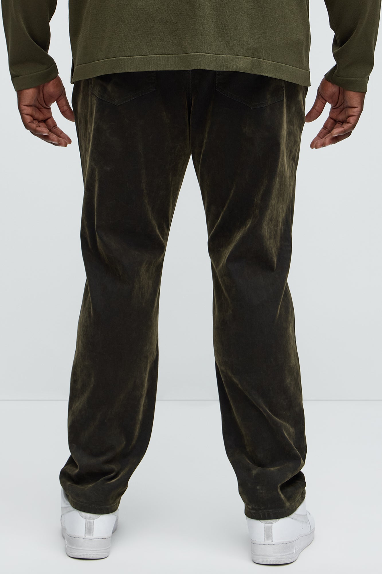 What The Flock Slim Jeans - Olive - Image 8