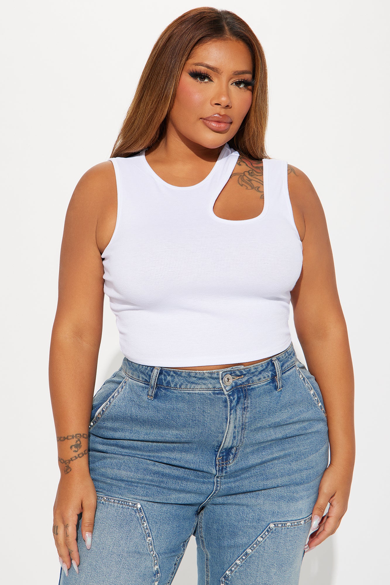 Seen Your Type Tank Top - White - Image 4