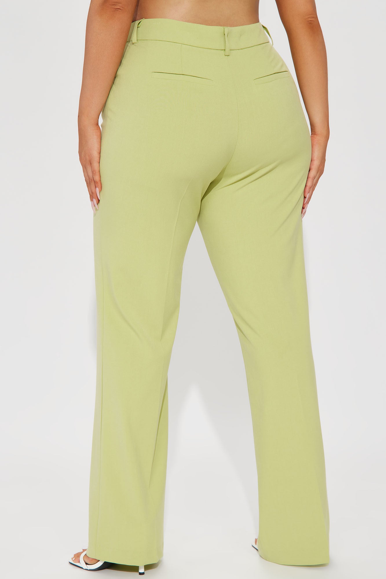 Tasha Dressy High Rise Pants - Sage - Image 6