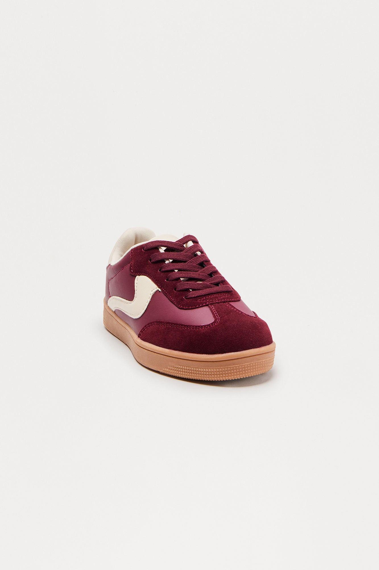 Mini Denali Lace Up Sneakers - Burgundy - Image 3