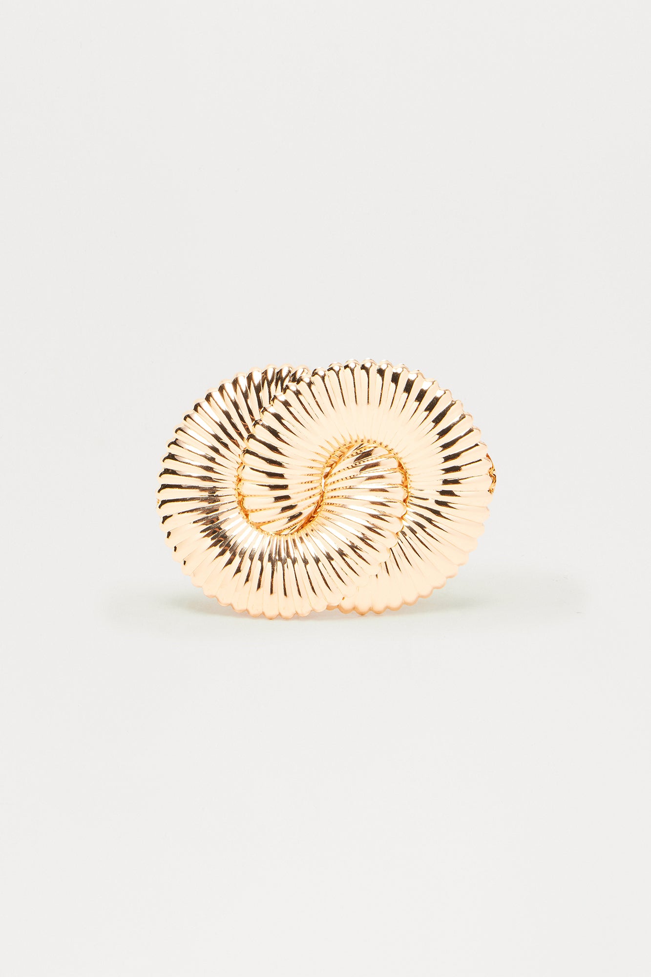 Roaming In Circles Statement Cuff Bracelet - Gold - Image 4