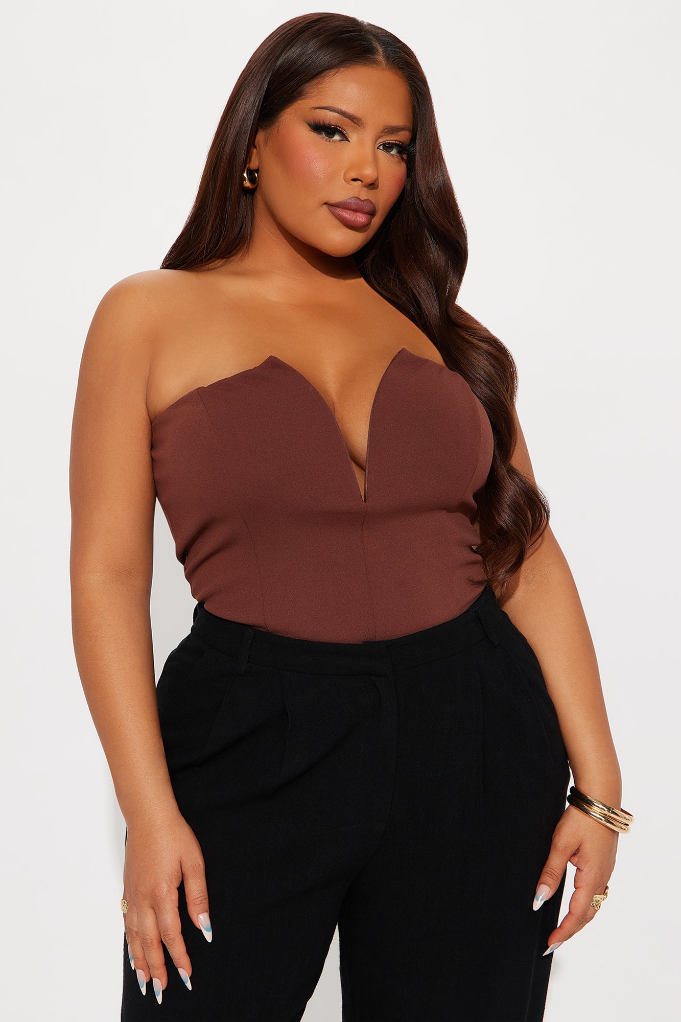 French Kiss Bodysuit - Chocolate - Image 7