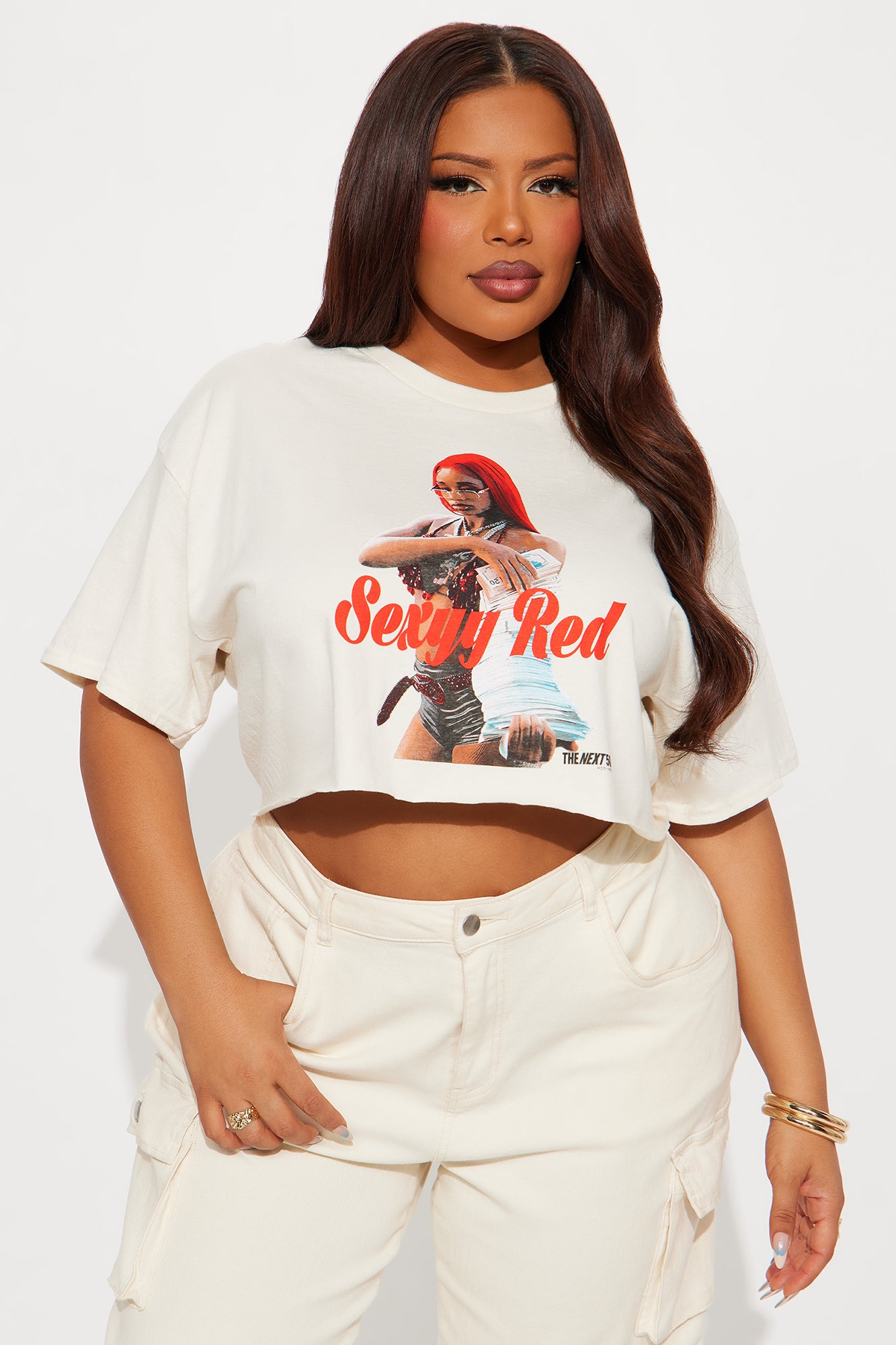 Sexyy Red Get It Tee - Cream - Image 5