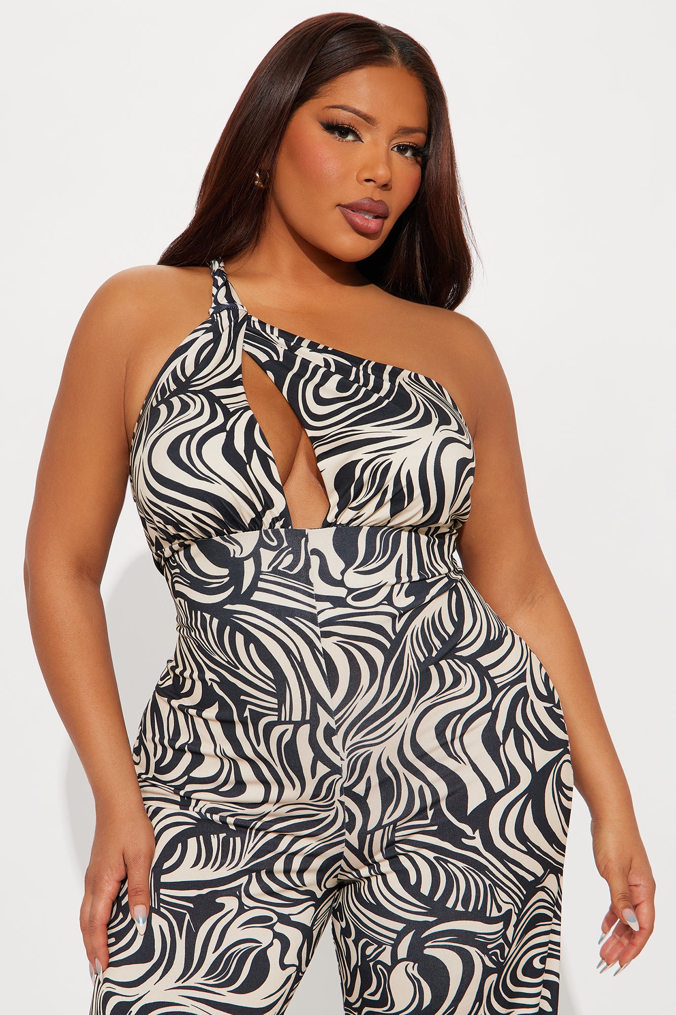 Playing Hard To Get Jumpsuit - Black/combo - Image 5