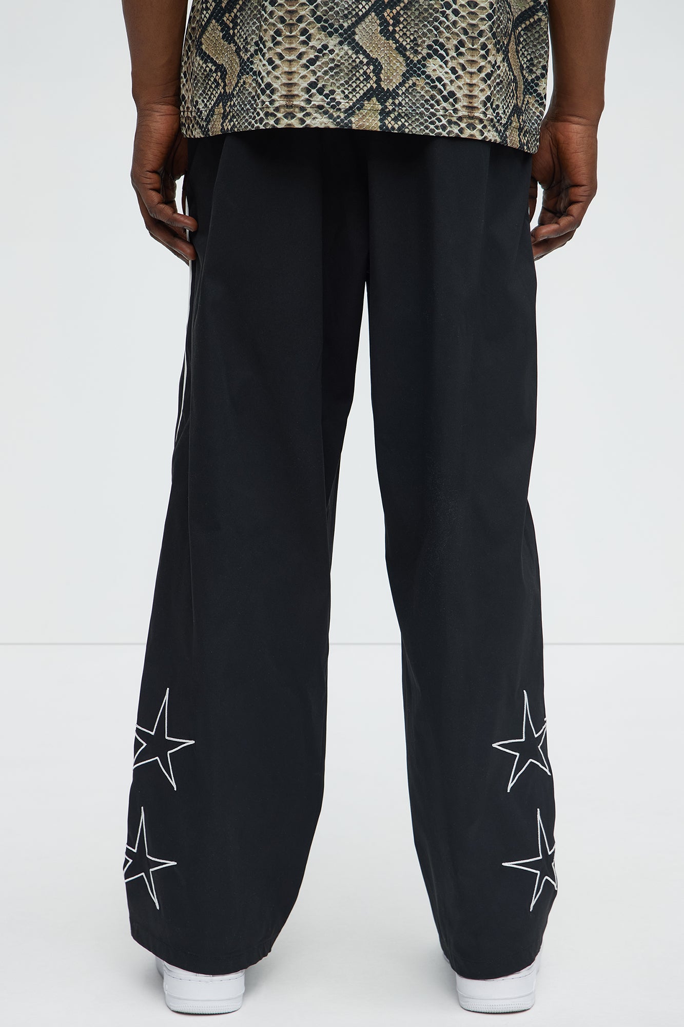 Star Boi Baggy Pants - Black - Image 5