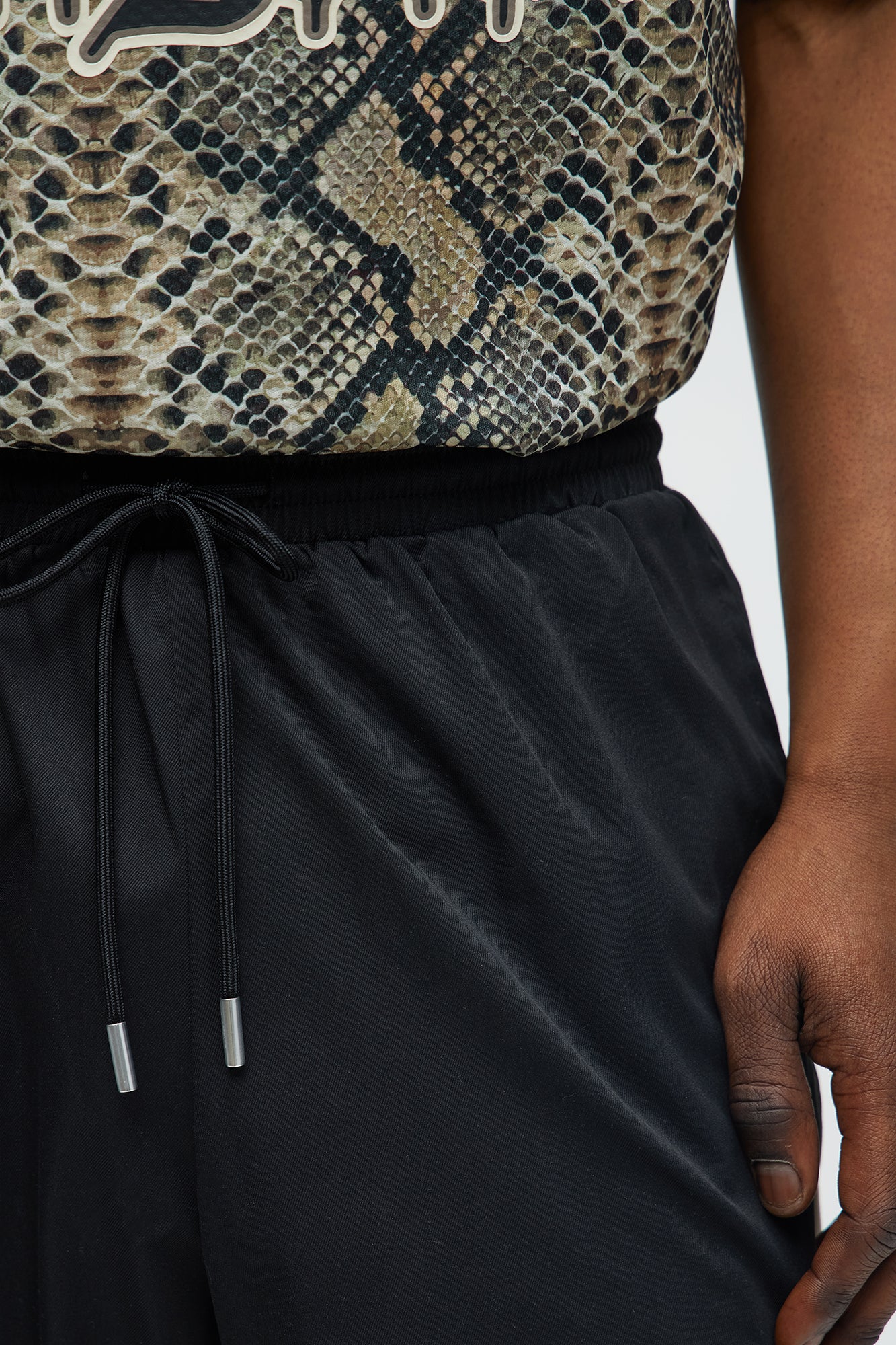 Star Boi Baggy Pants - Black - Image 3