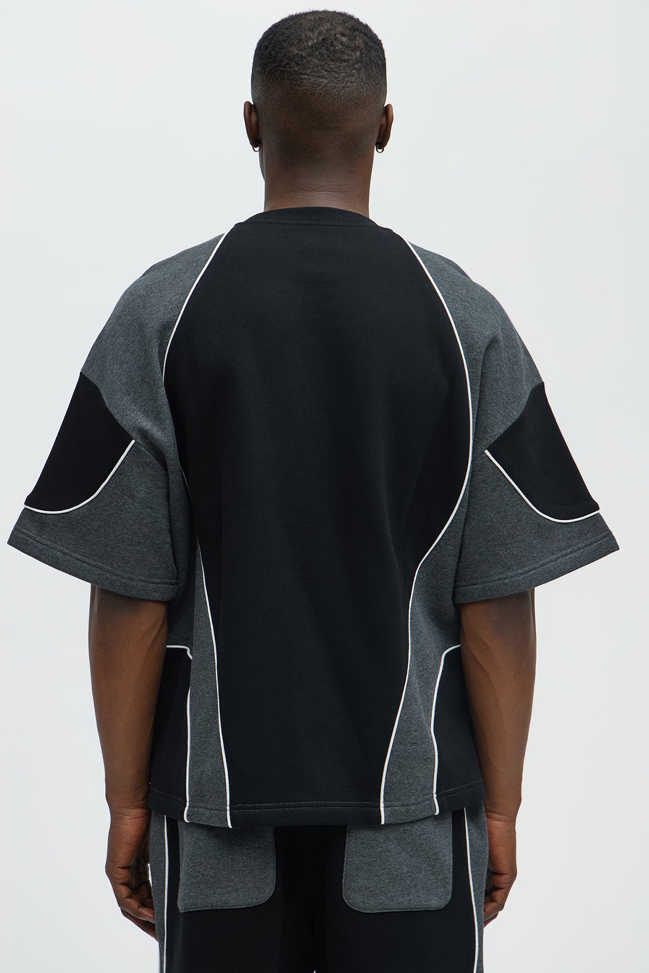 Tyson NYC Athletic Oversized Short Sleeve Tee - Black/combo - Image 4