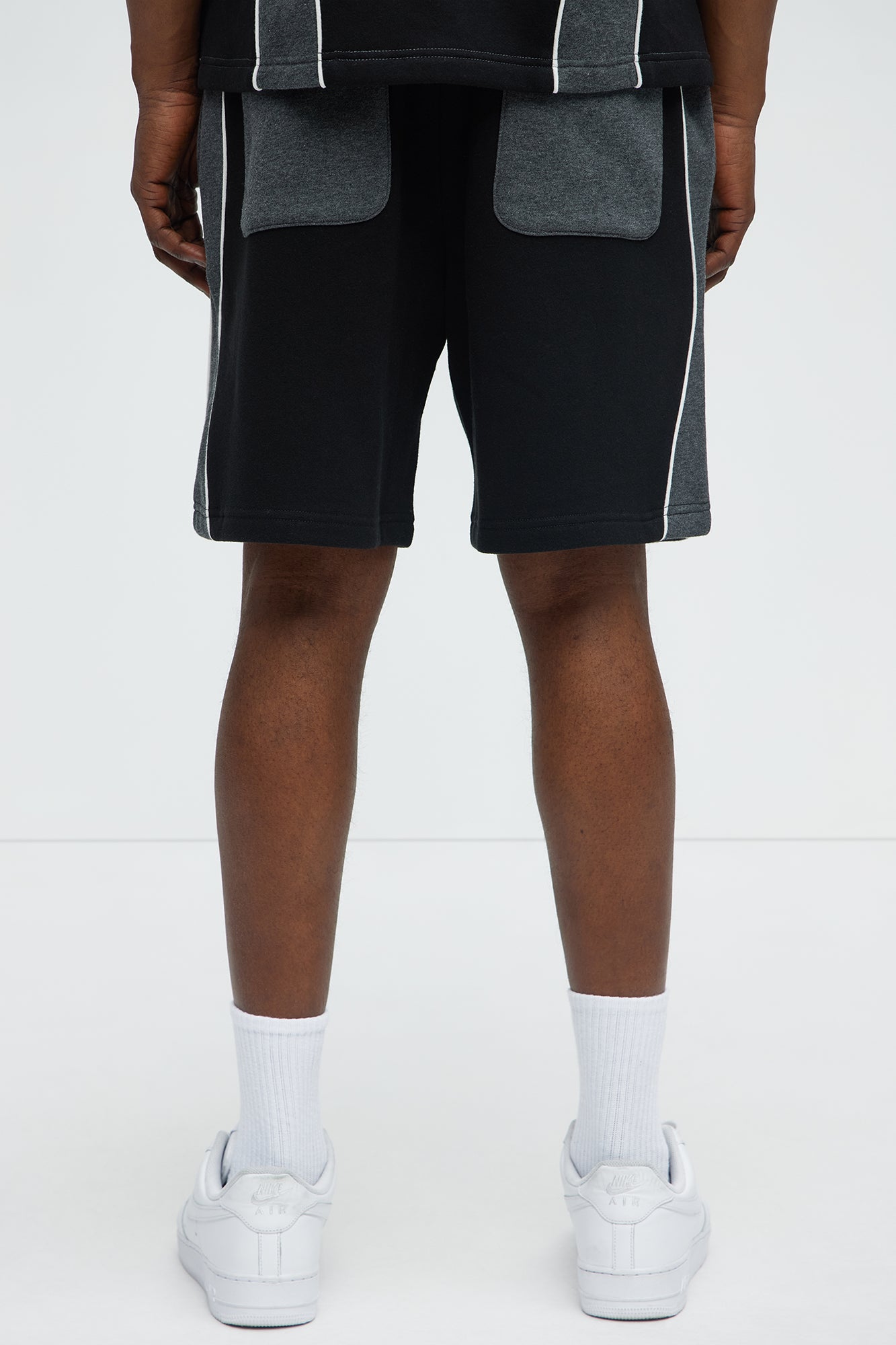 Tyson NYC Athletic Relaxed Shorts - Black/combo - Image 5