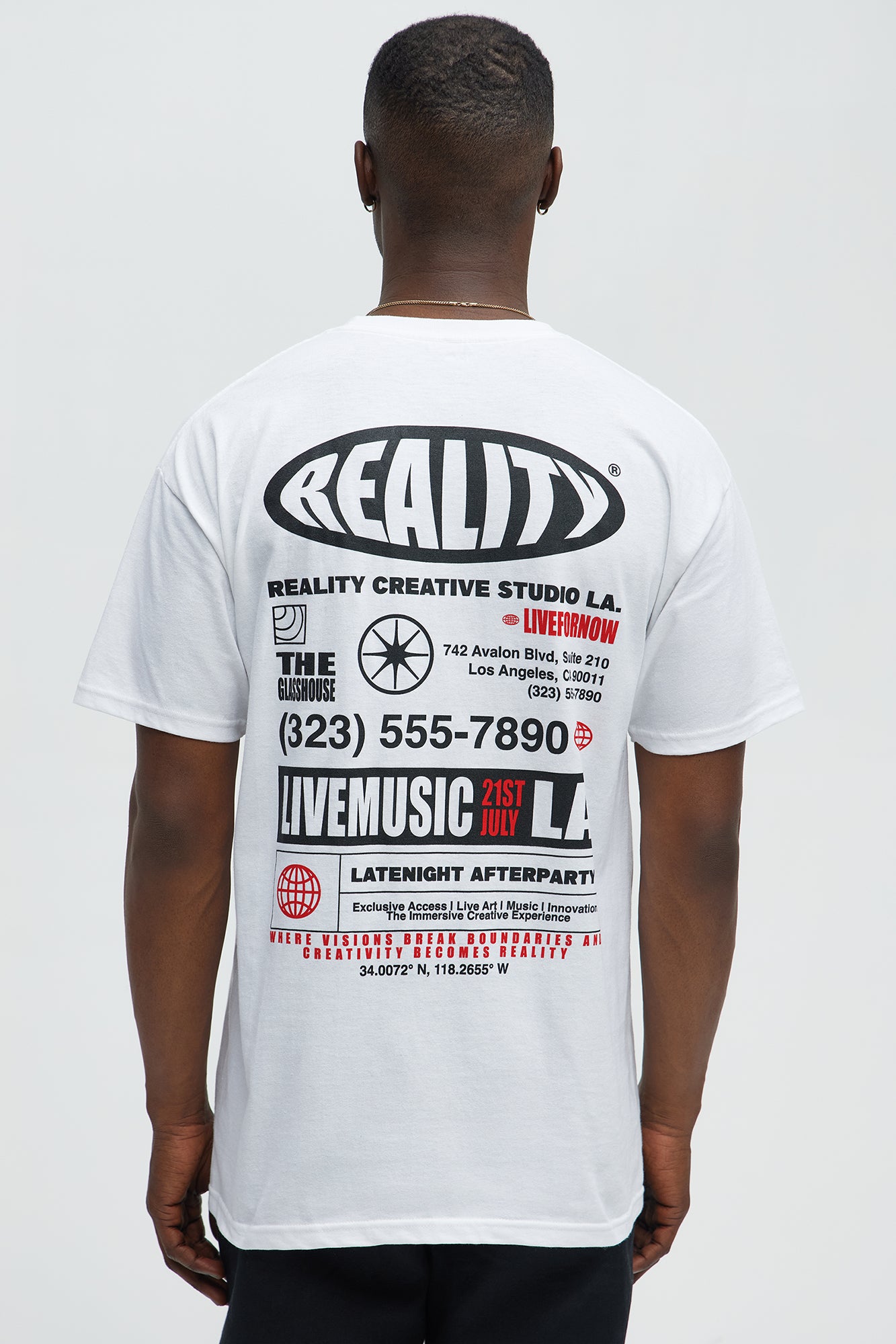Present Golden Hour Short Sleeve Tee - White - Image 4
