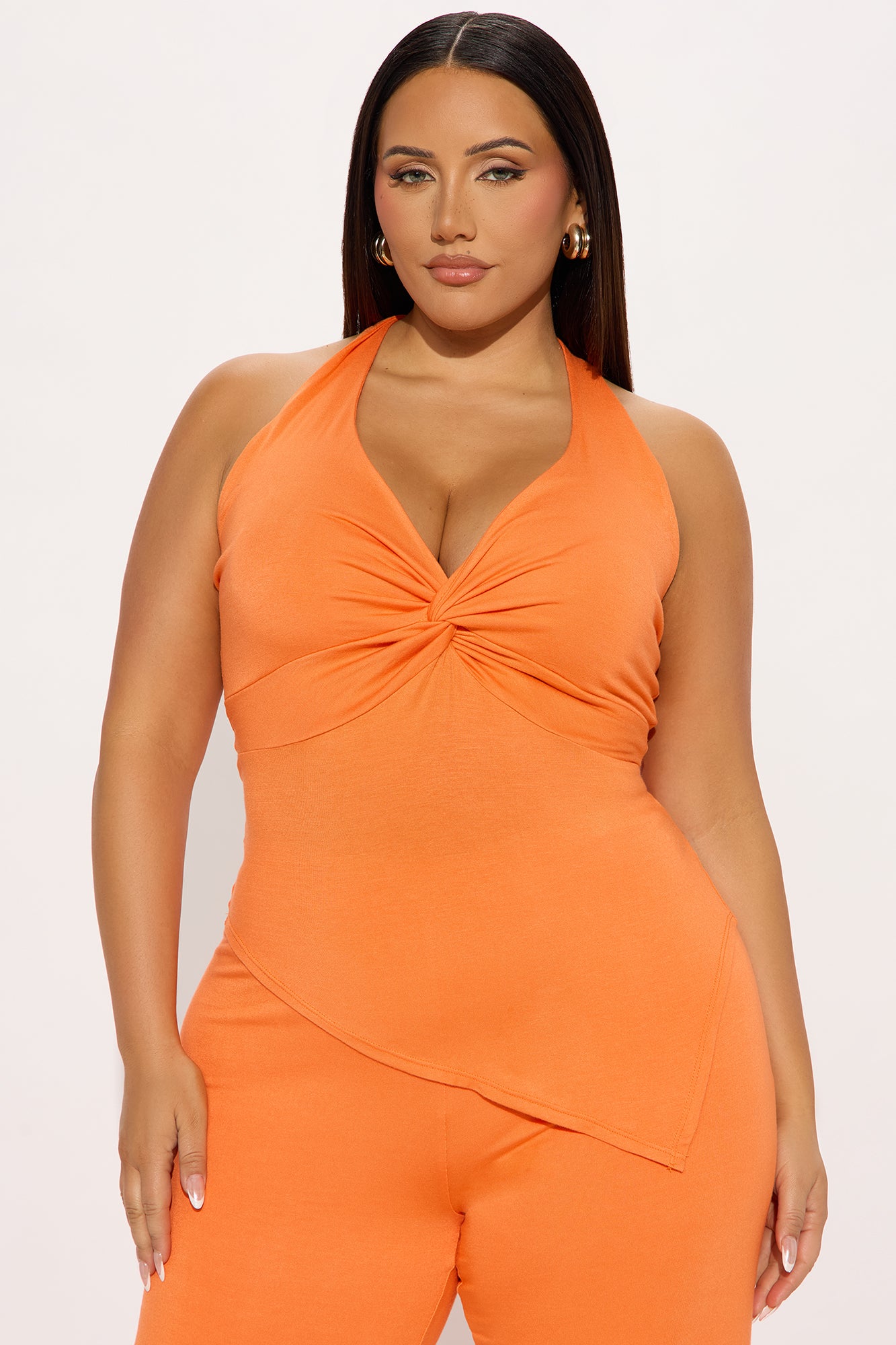 Harper Halter Pant Set - Orange - Image 5