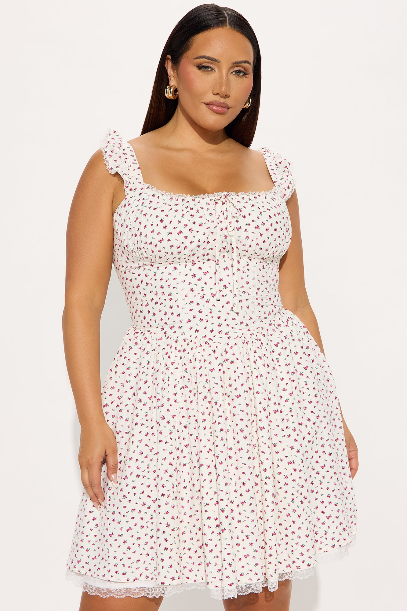 Carlotta Corset Mini Dress - Ivory/combo - Image 5