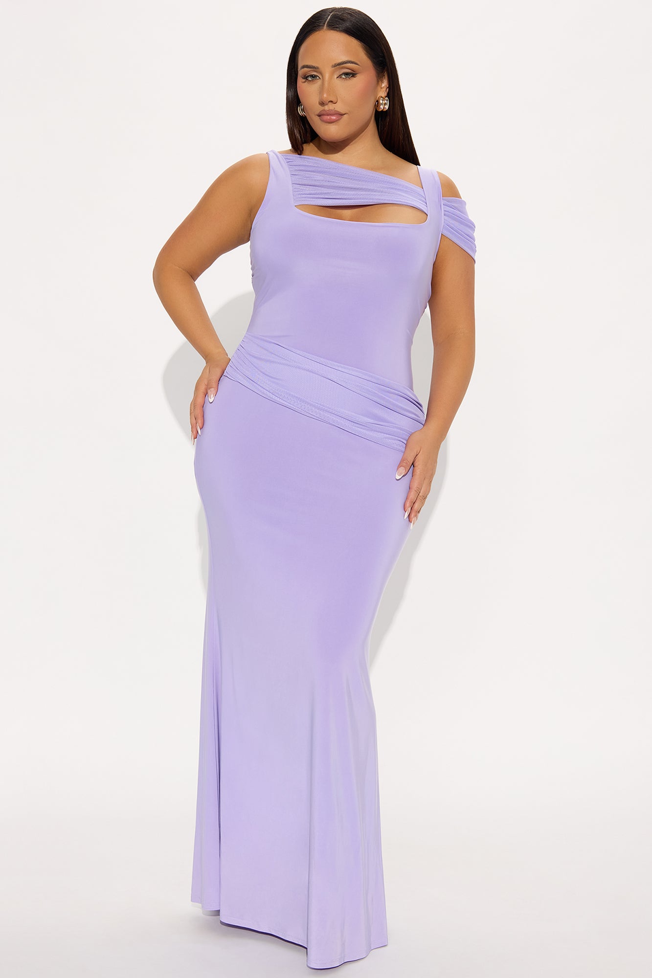 Caught Your Attention Maxi Dress - Lilac - Image 4