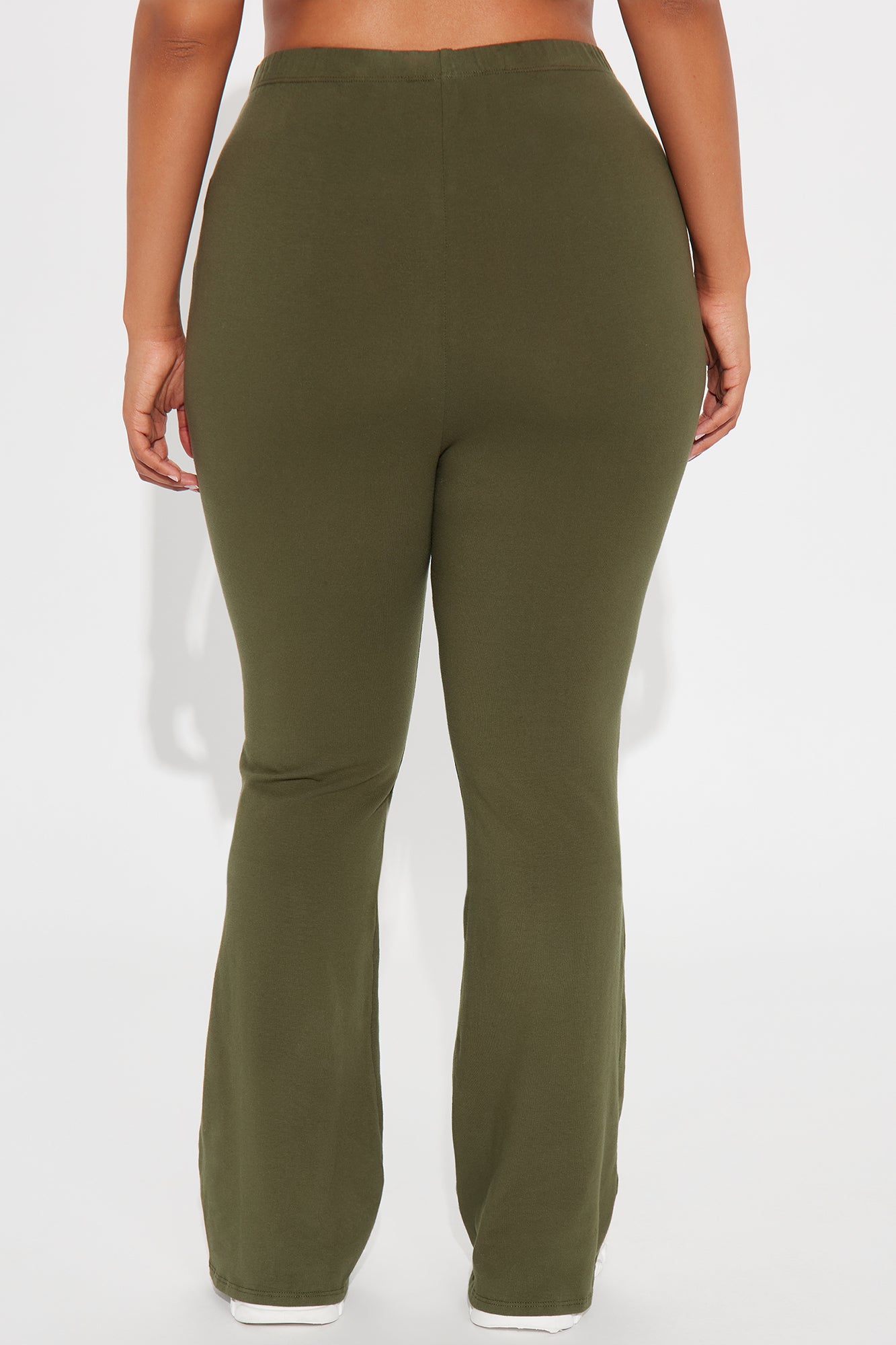 Adriana Flare Pant - Dark Olive - Image 6
