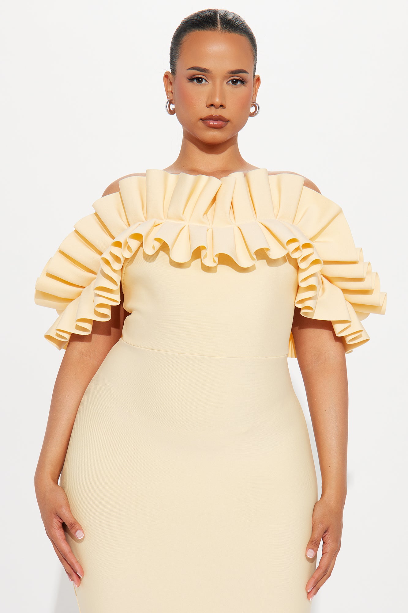 Statements Like This Midi Dress - Butter Yellow - Image 5