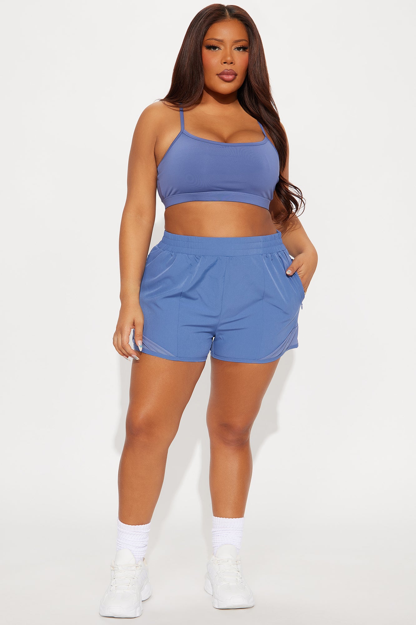 Outer Glow Active Running Short - Slate Blue - Image 5