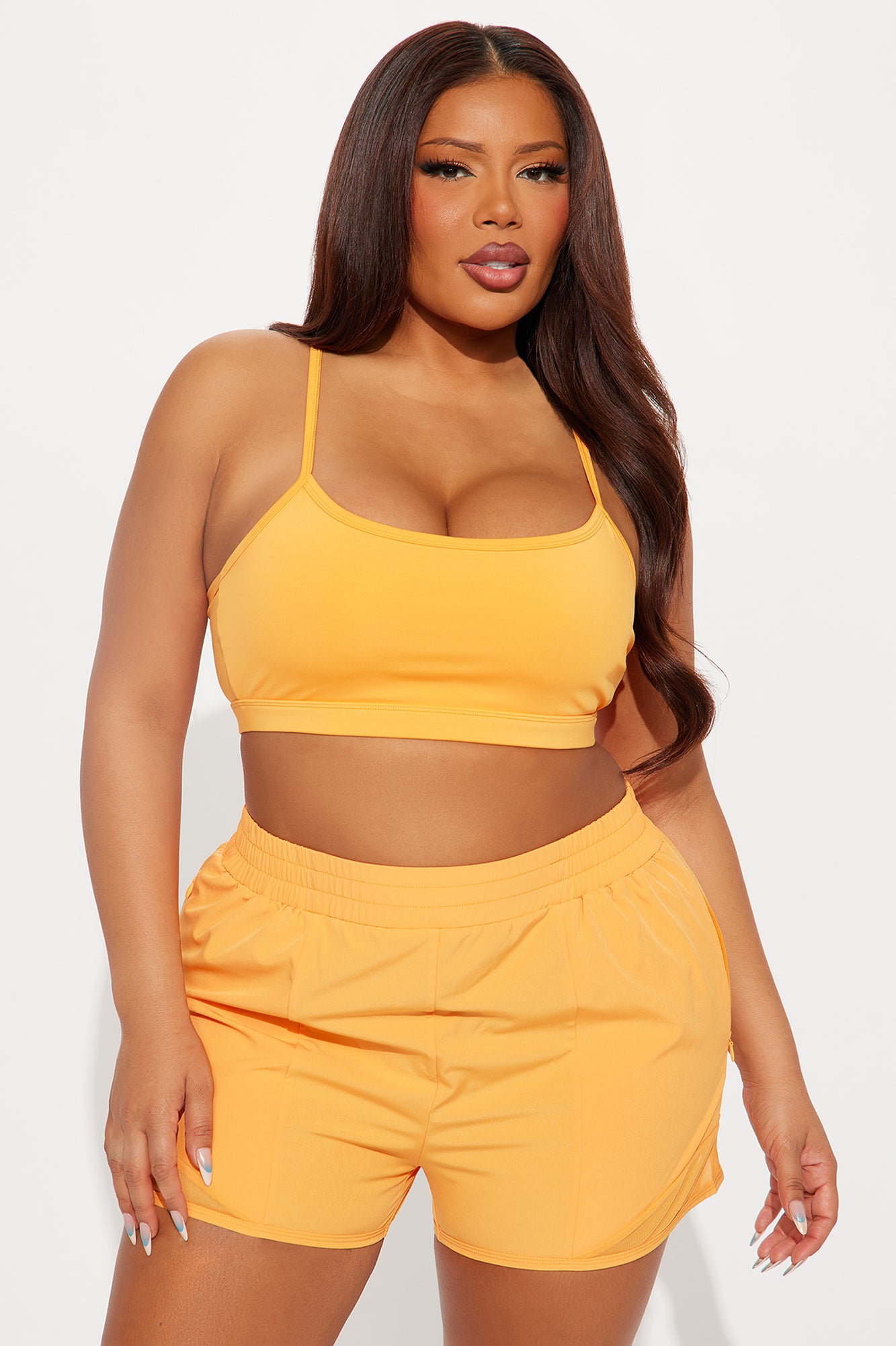 Outer Glow Elevate Sports Bra - Tangerine - Image 5