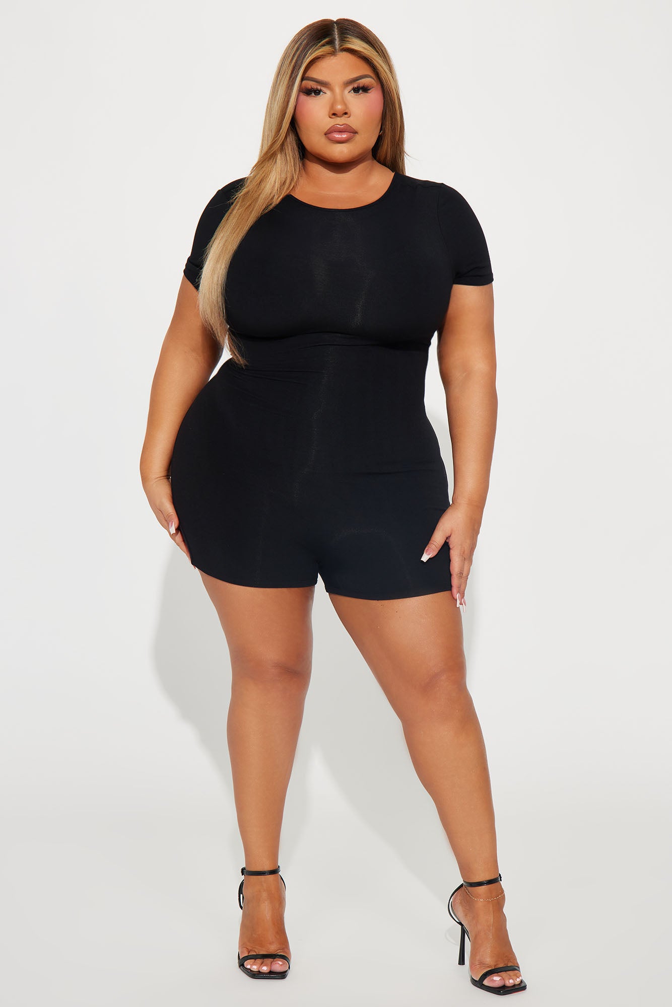 Bree Butter Snatched Romper - Black - Image 4