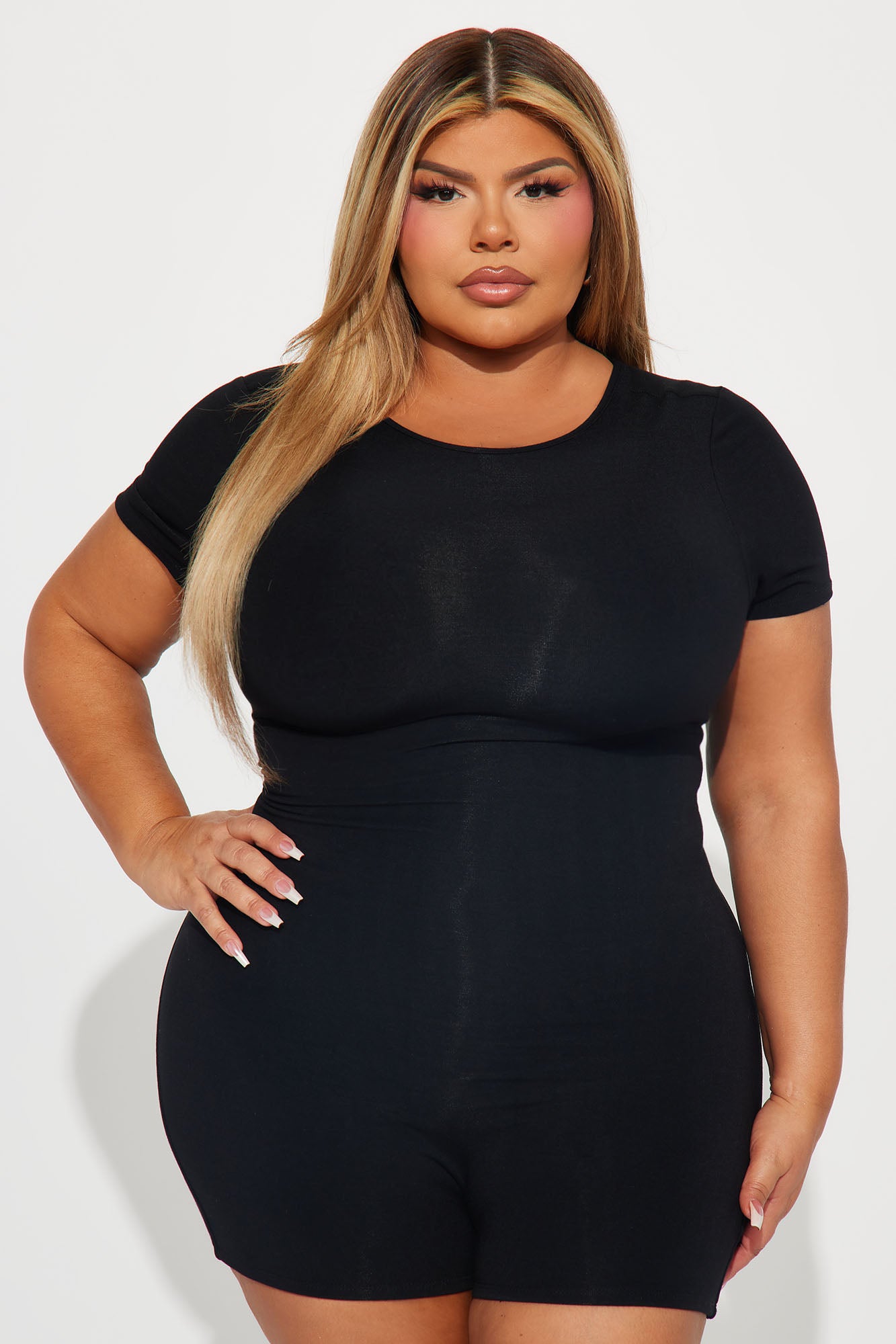 Bree Butter Snatched Romper - Black - Image 5