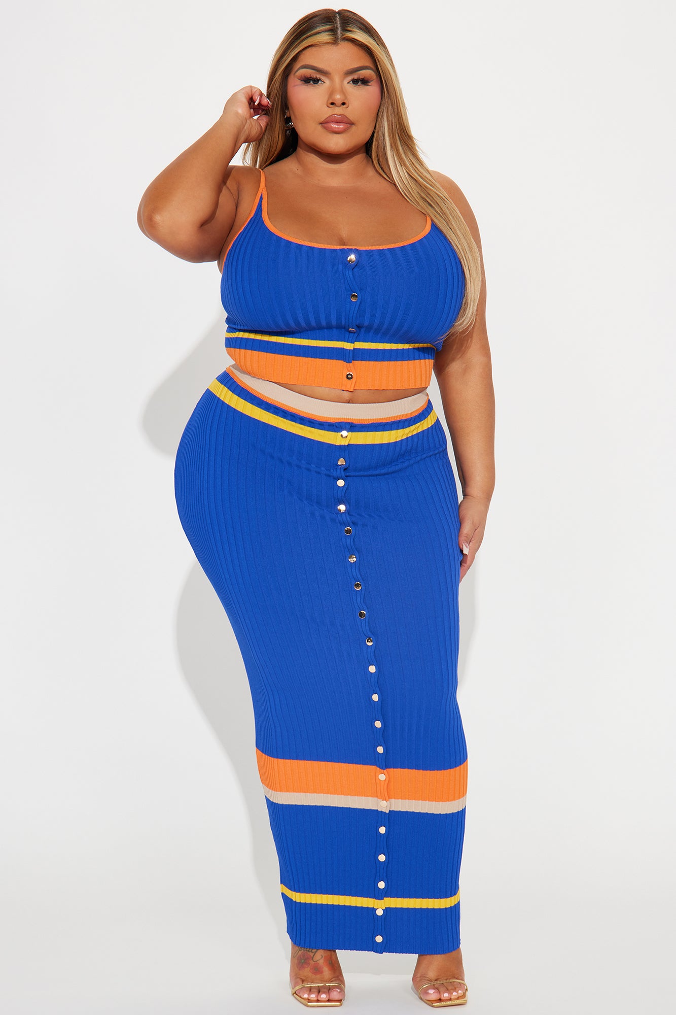 Better With Me Skirt Set - Blue/combo - Image 4