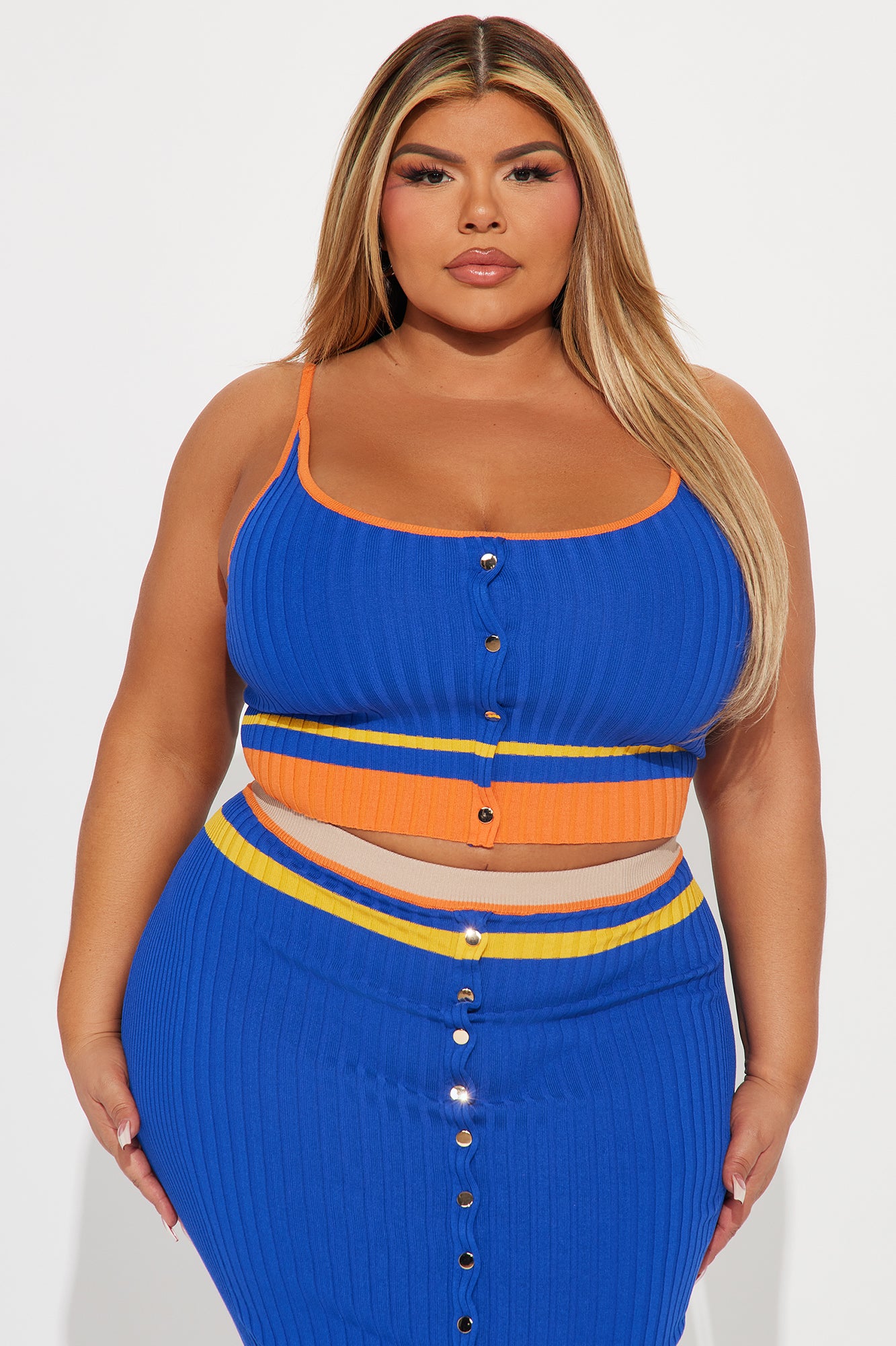 Better With Me Skirt Set - Blue/combo - Image 5