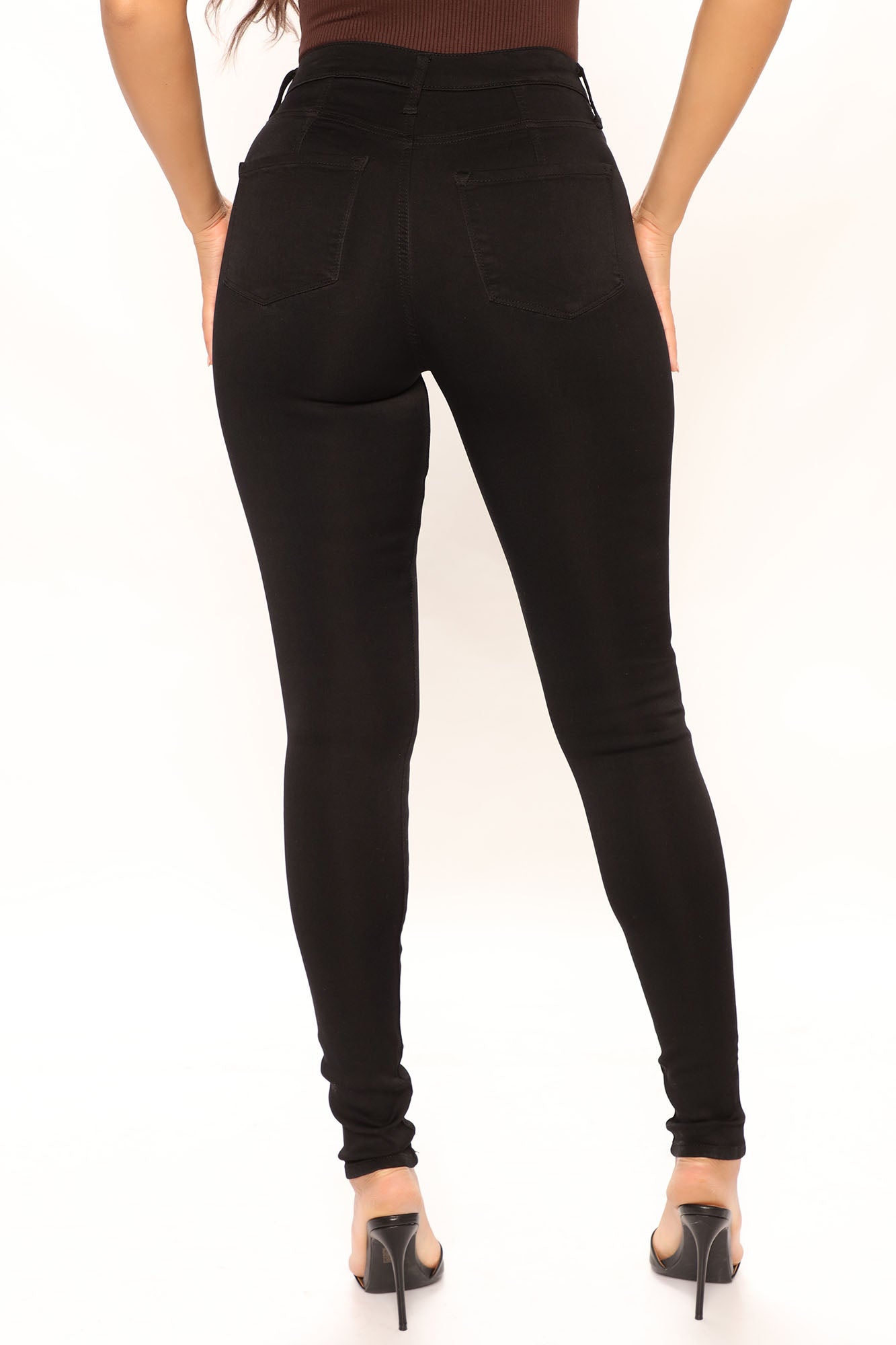 Tall Eva Super Soft Curvy Skinny Jean - Black - Image 4