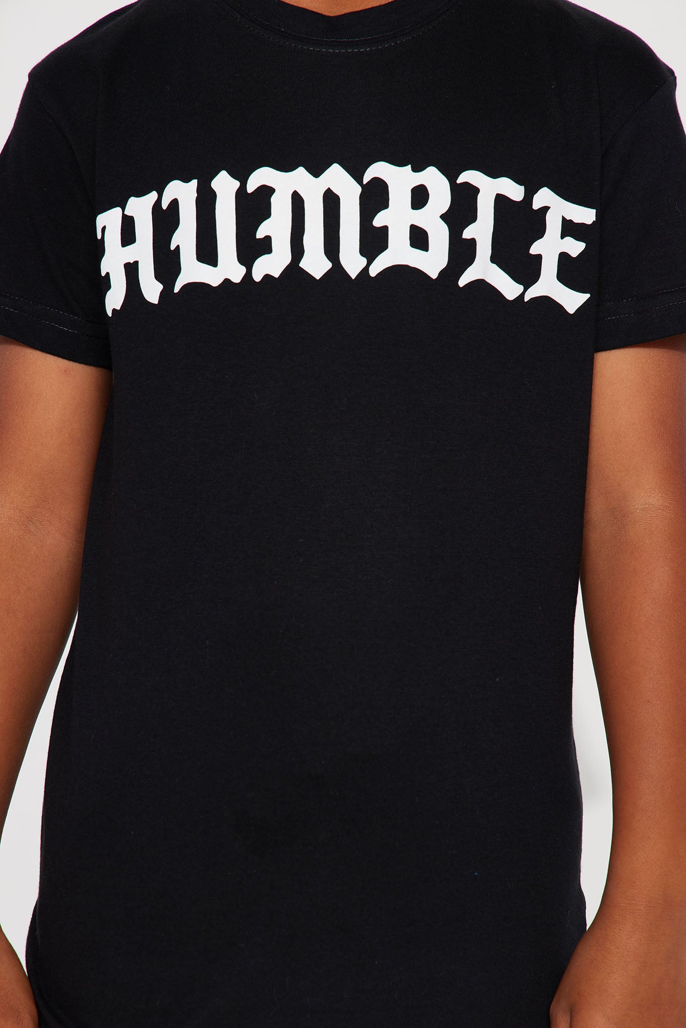 Mini Always Humble Short Sleeve Tee - Black - Image 3