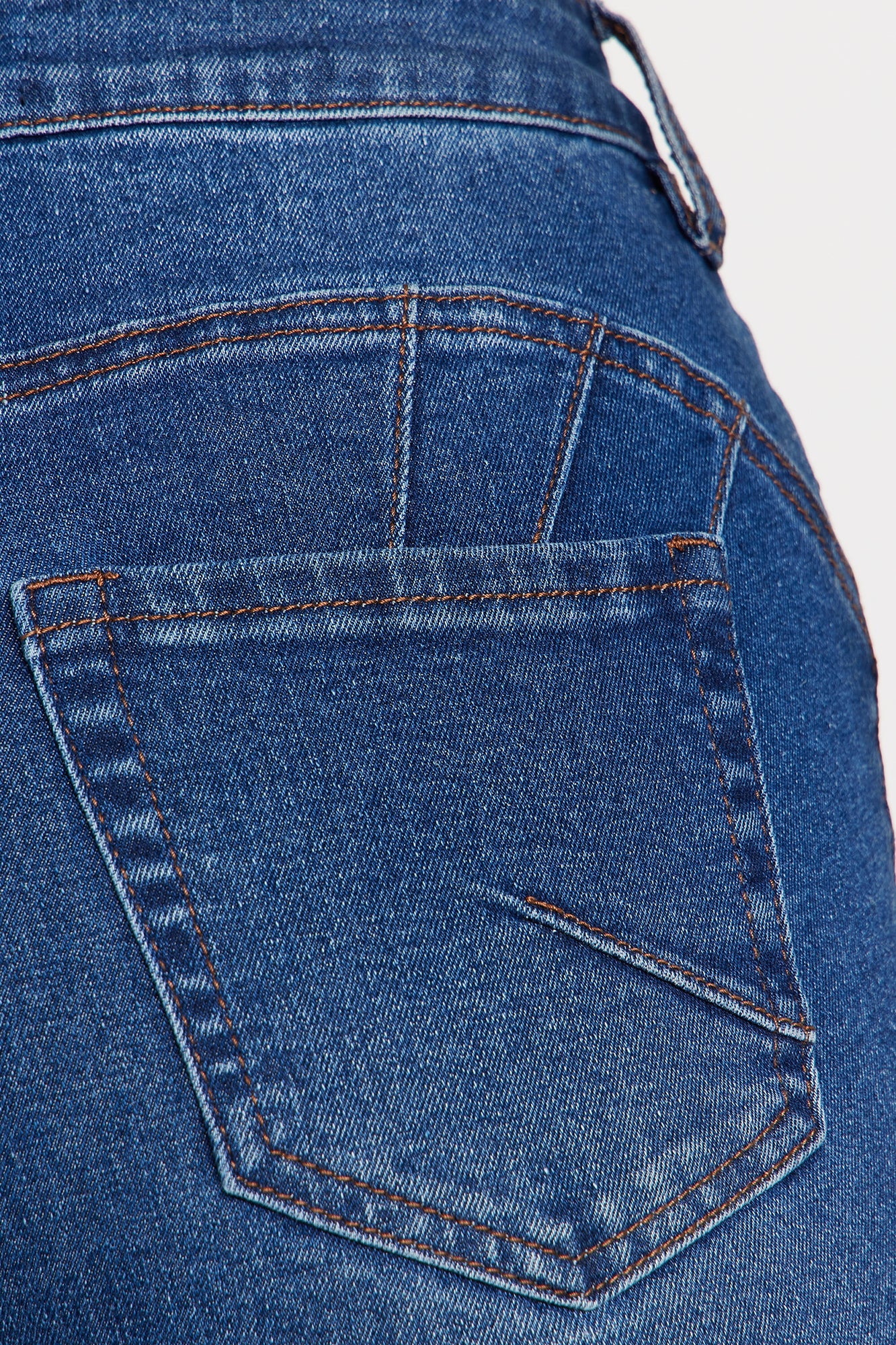 Tall Audrey Booty Lifting Stretch Flare Jeans - Dark Wash - Image 4