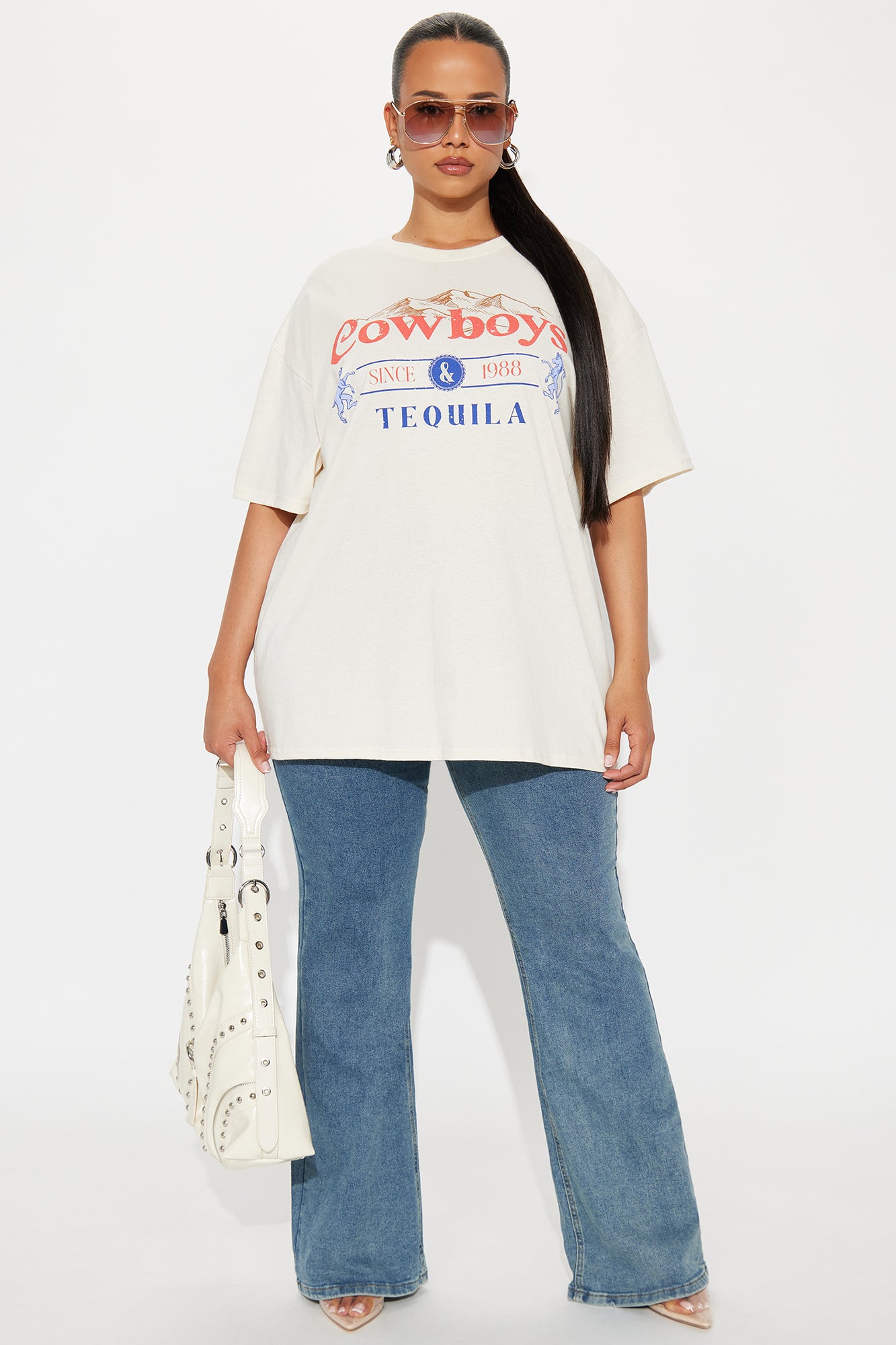 Cowboys Tequila Graphic Tee - Natural - Image 5