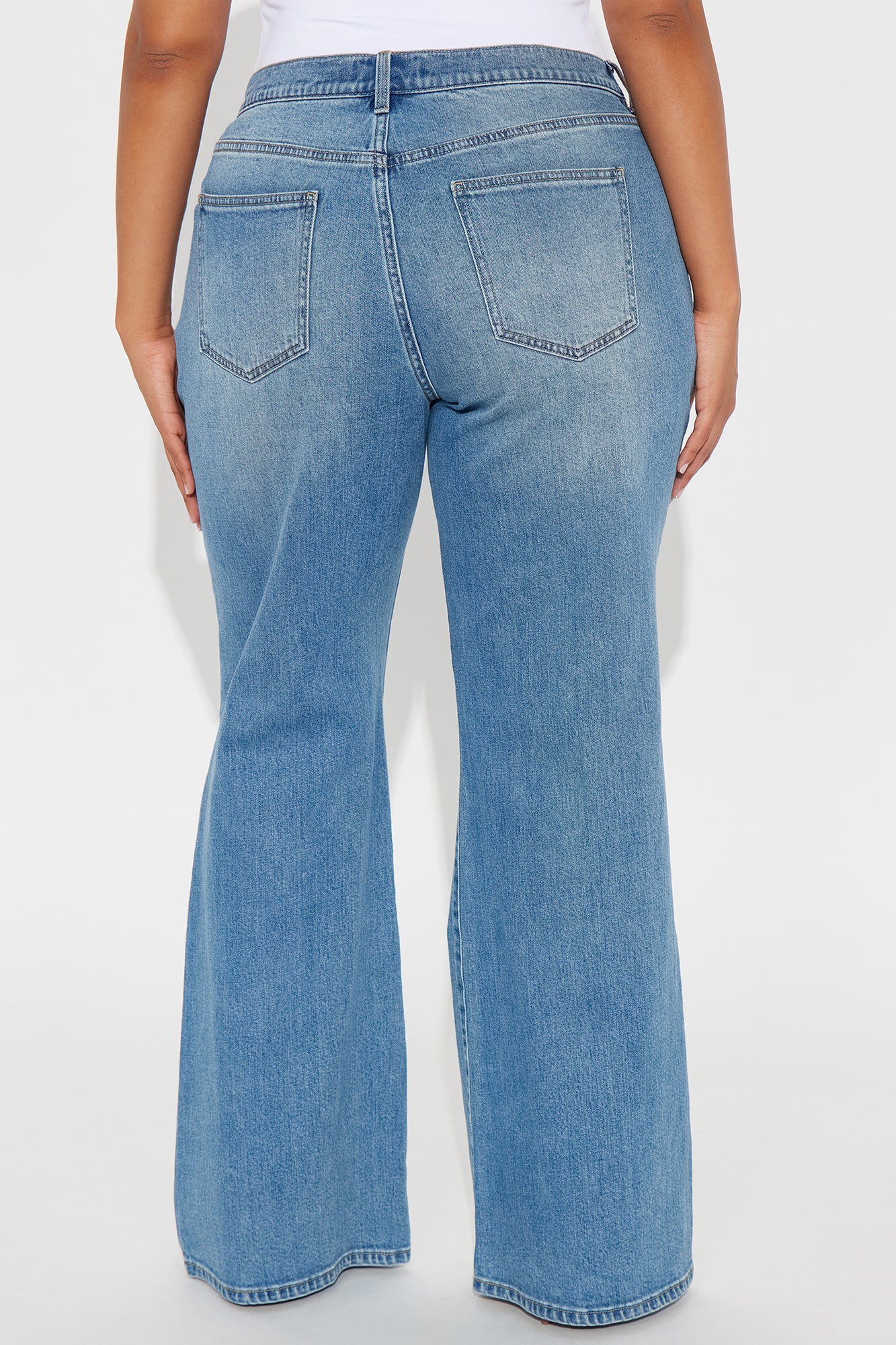 Down Your Block Flare Jeans - Medium Wash - Image 6