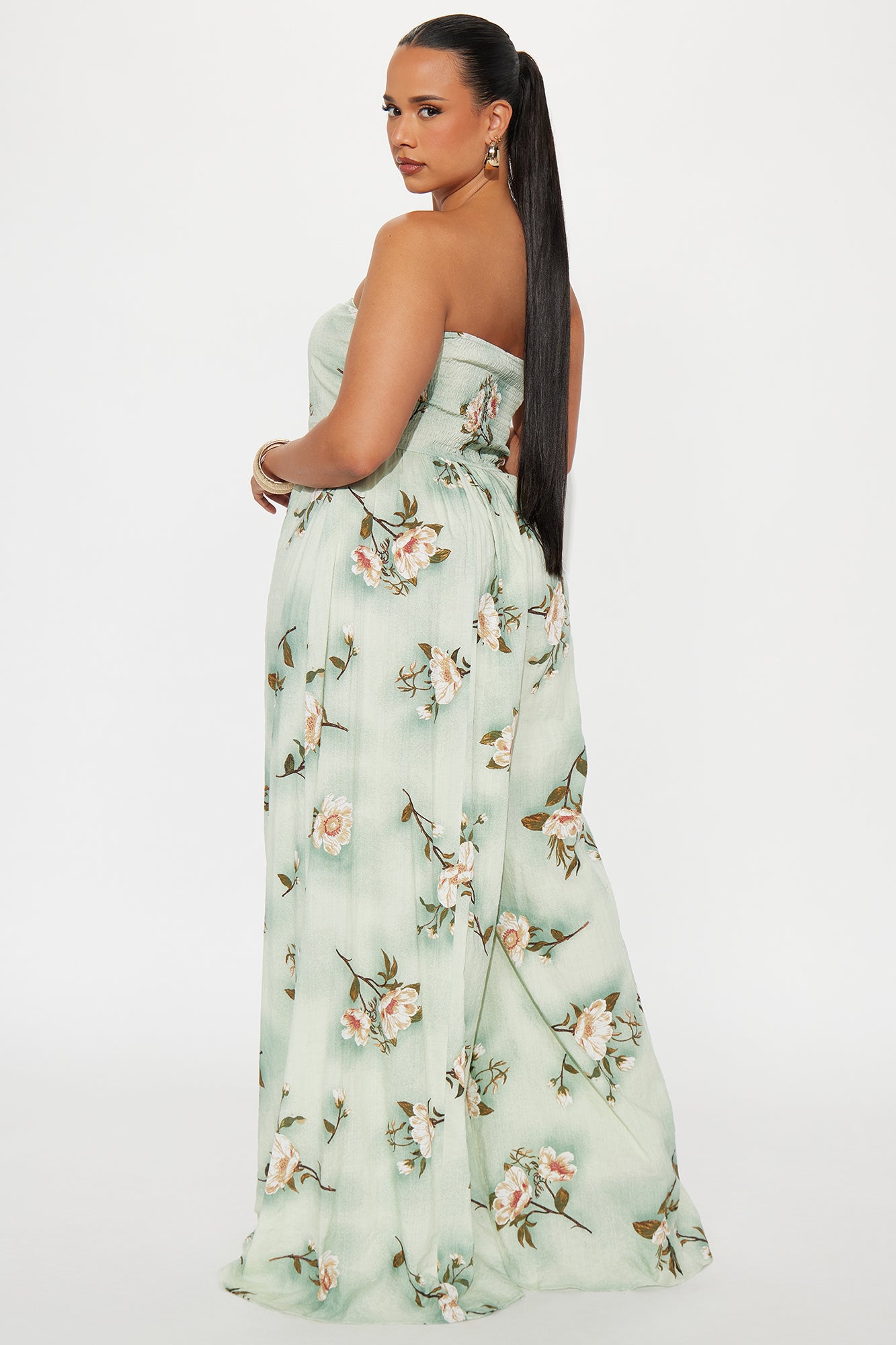 Scarlet Wide Leg Jumpsuit - Sage/combo - Image 6