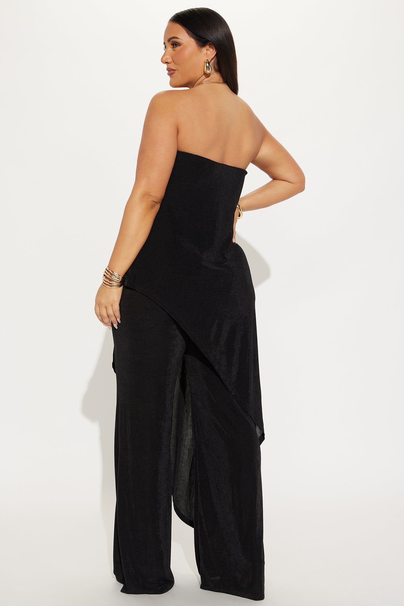 Meant To Be Slinky Jumpsuit - Black - Image 6
